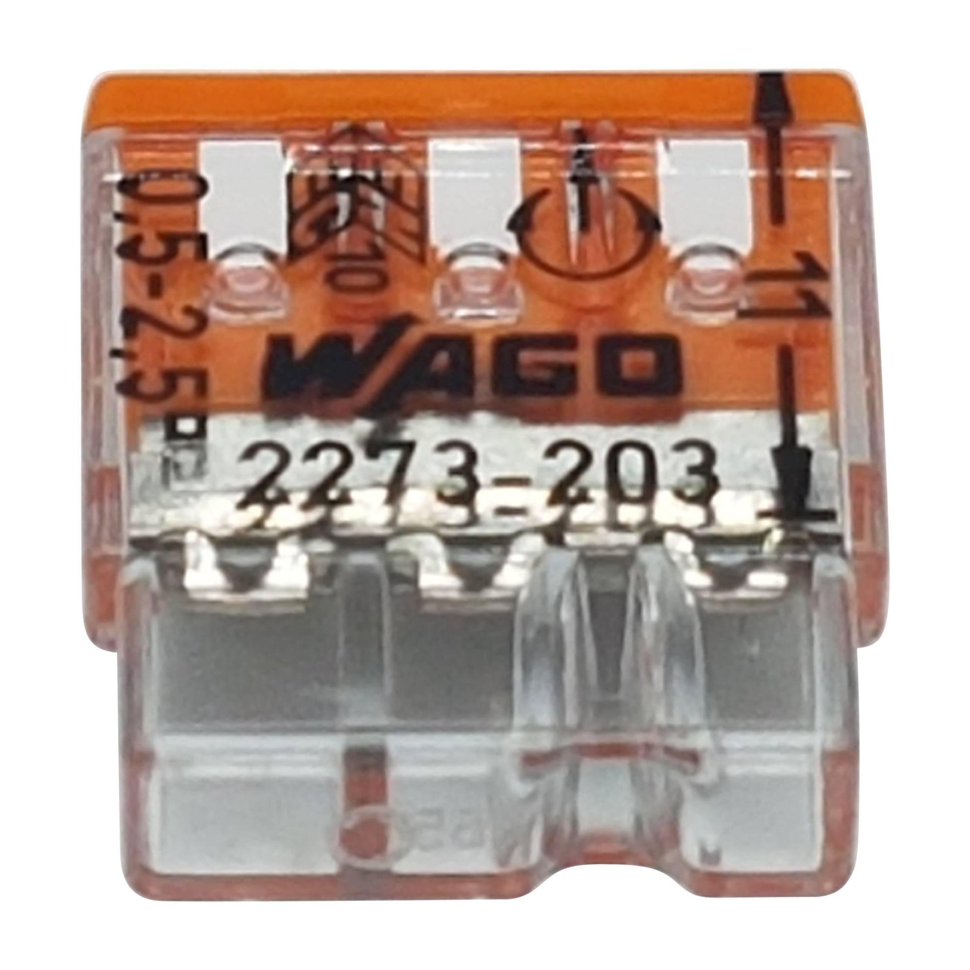 WAGO Klemmen 2273-203 - Steckklemme - Verbindungsklemme - 0,5 - 2,5mm² 10