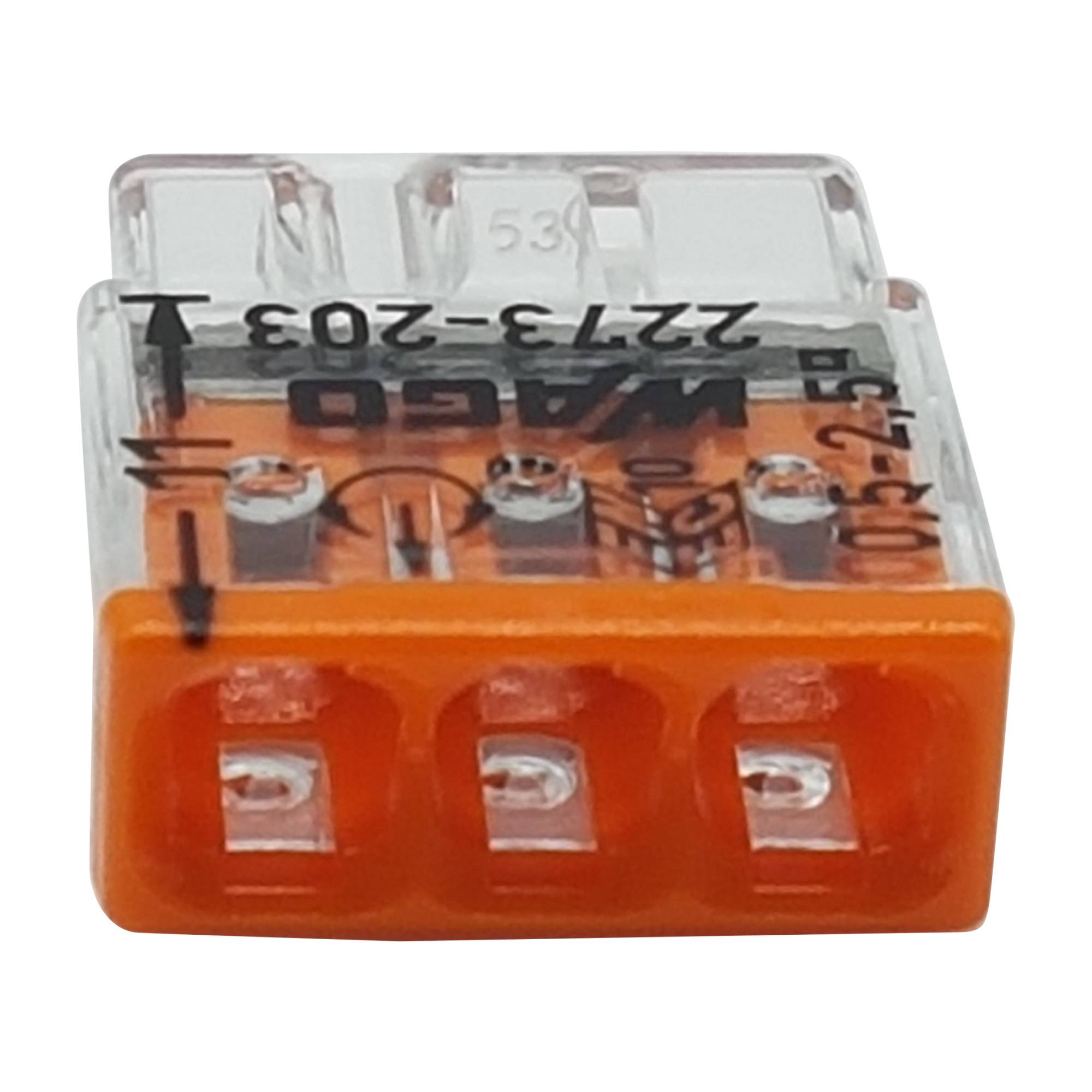 WAGO Klemmen 2273-203 - Steckklemme - Verbindungsklemme - 0,5 - 2,5mm² 10