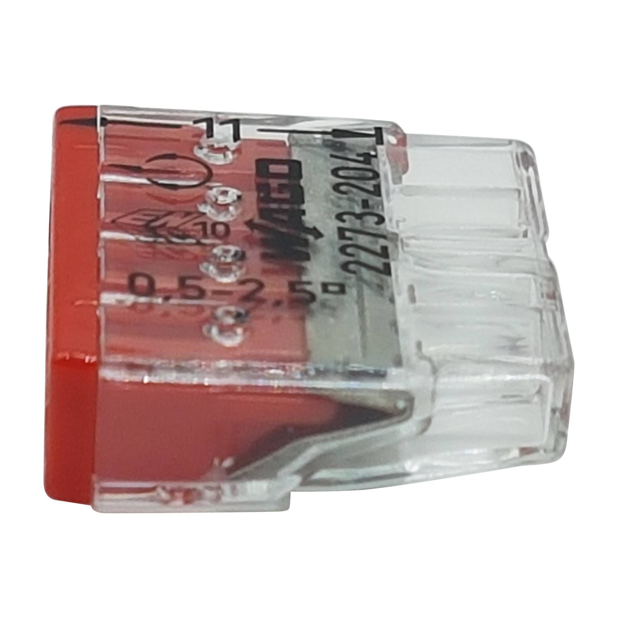 30 Stück WAGO Klemmen 2273-204 - Steckklemme - Verbindungsklemme - 0,5 - 2,5mm²