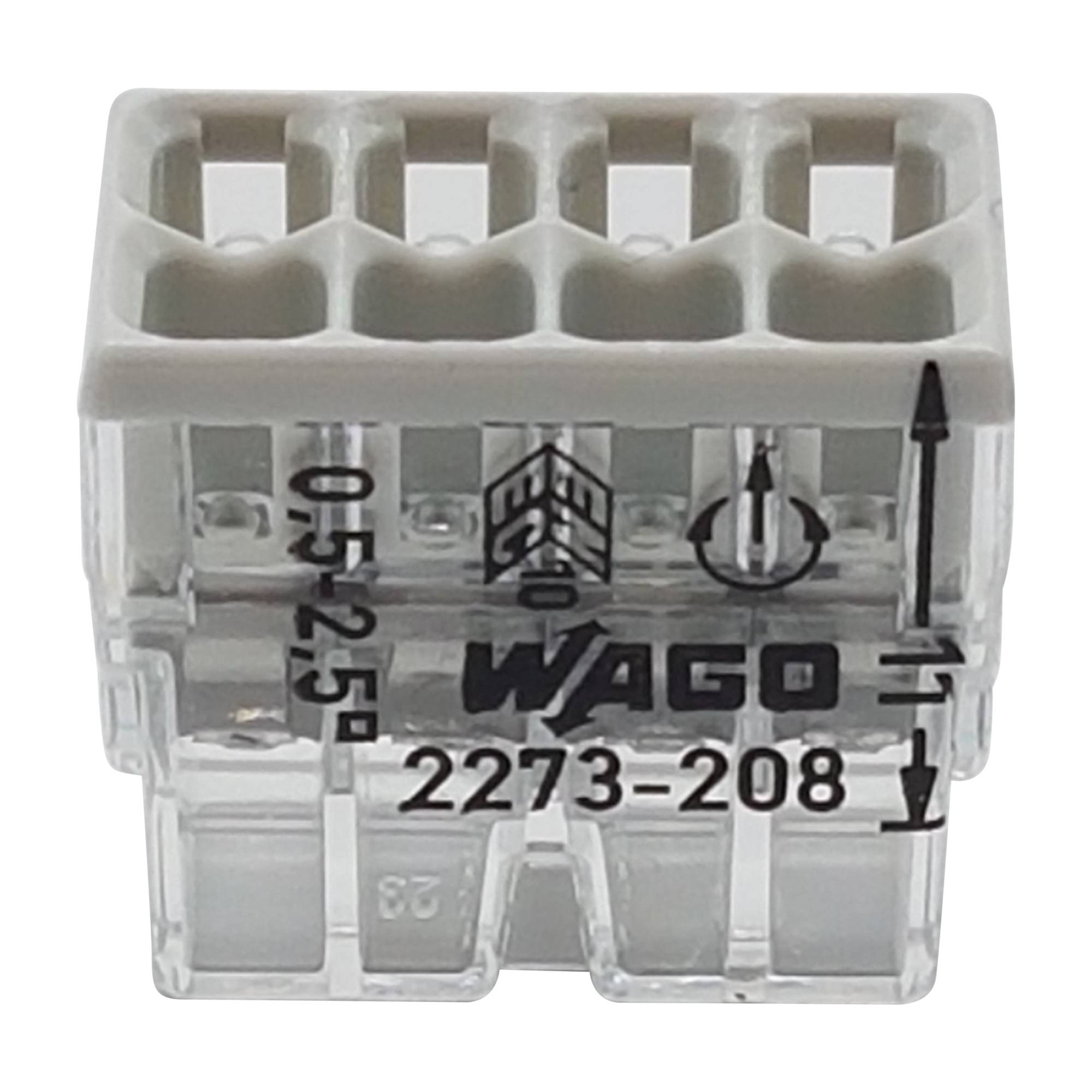 WAGO Klemmen 2273-208 - Steckklemme - Verbindungsklemme - 0,5 - 2,5mm² 30