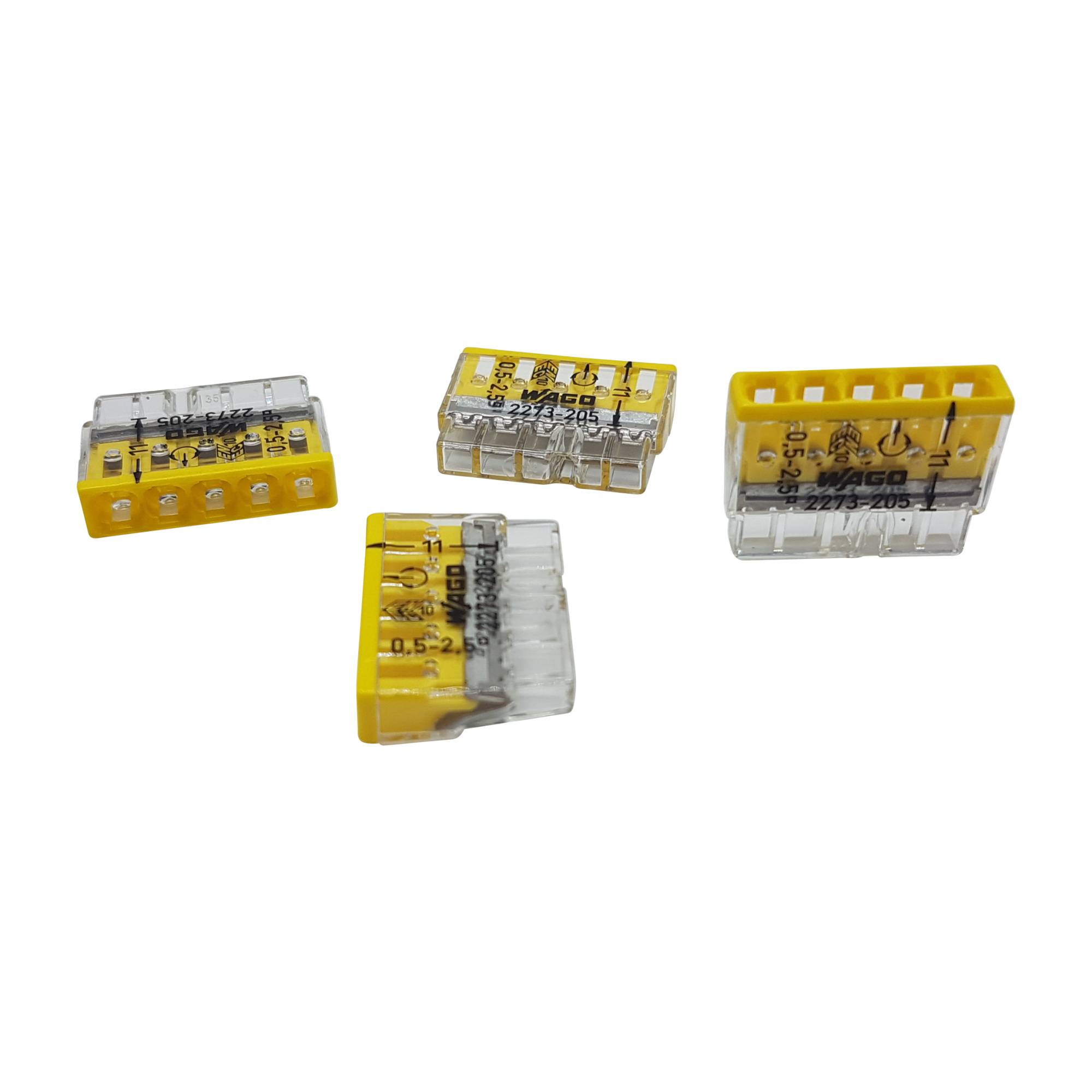 30 Stück WAGO Klemmen 2273-205 - Steckklemme - Verbindungsklemme - 0,5 - 2,5mm²