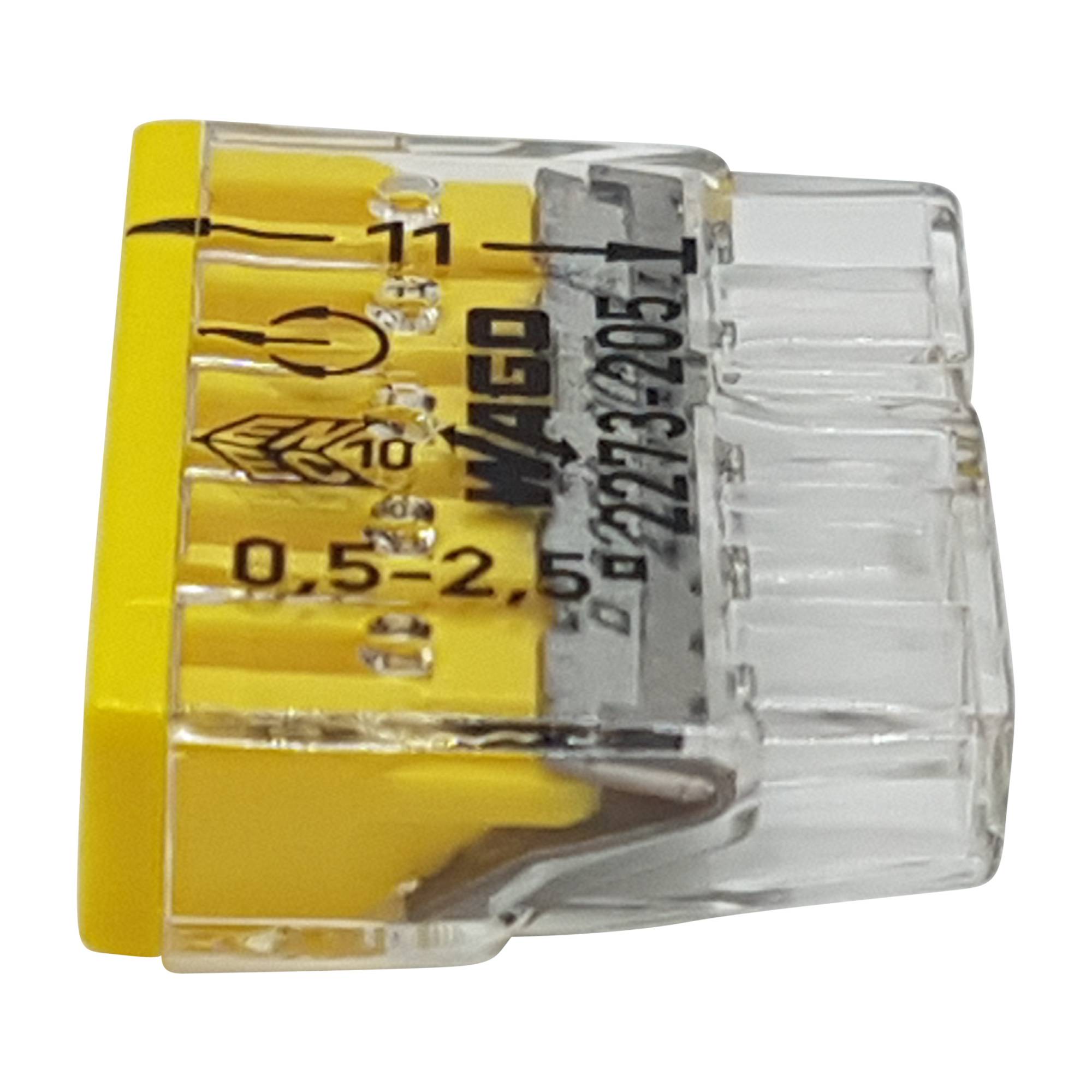 50 Stück WAGO Klemmen 2273-205 - Steckklemme - Verbindungsklemme - 0,5 - 2,5mm²