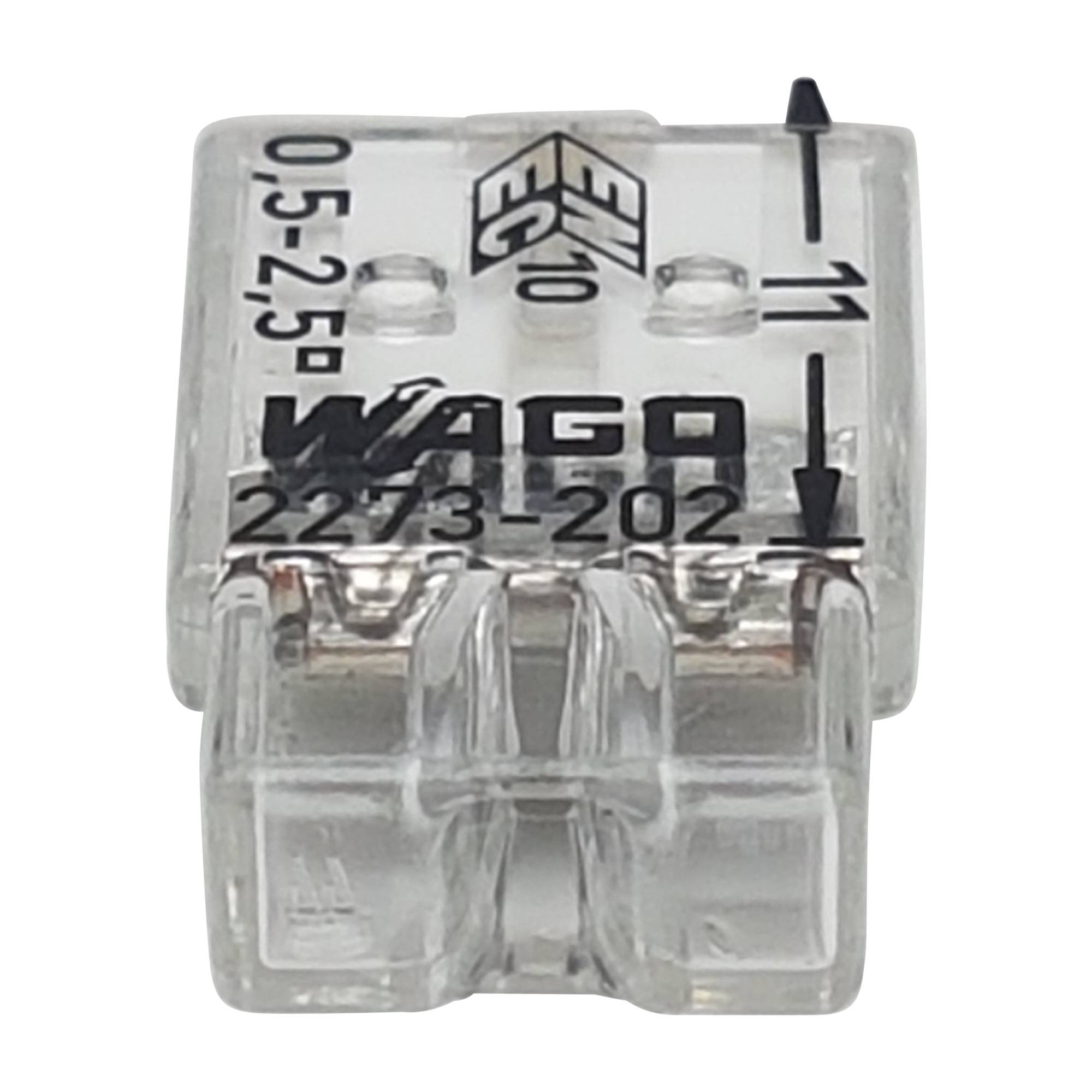 50 Stück WAGO Klemmen 2273-202 - Steckklemme - Verbindungsklemme - 0,5 - 2,5mm²