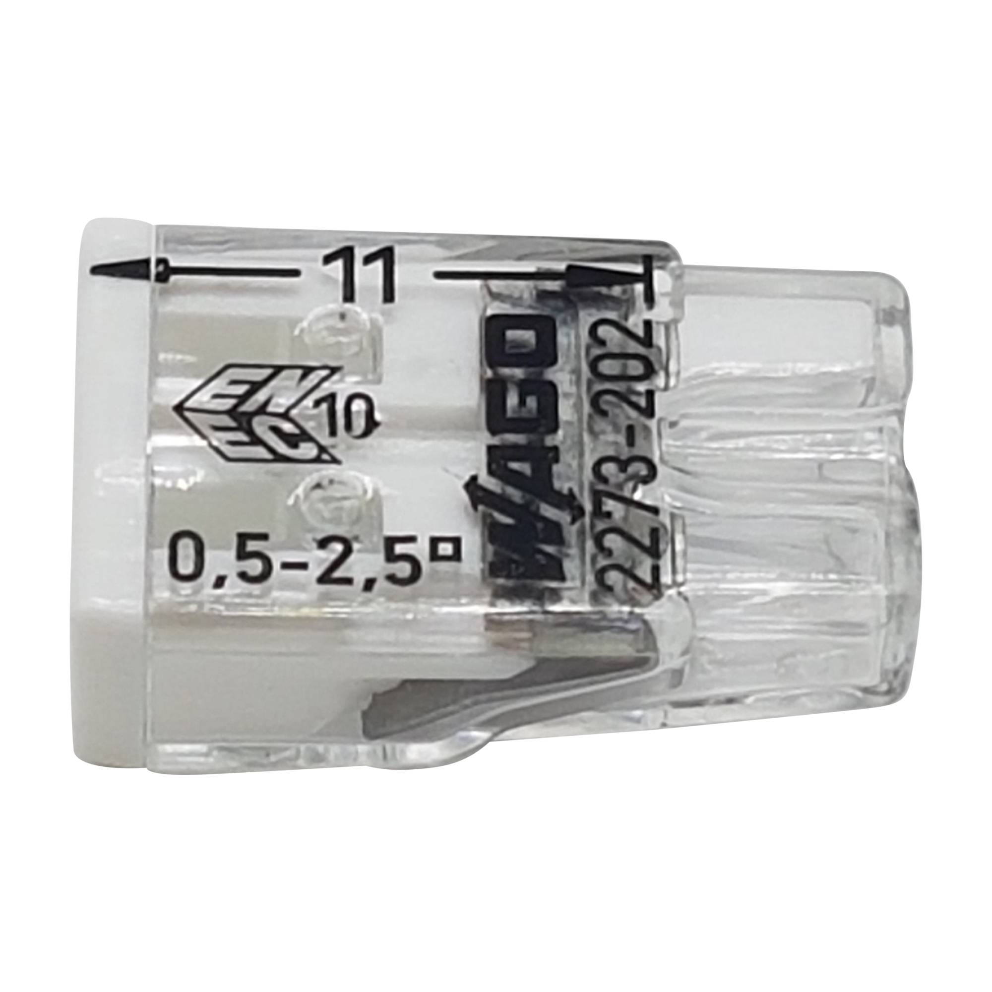 10 Stück WAGO Klemmen 2273-202 - Steckklemme - Verbindungsklemme - 0,5 - 2,5mm²