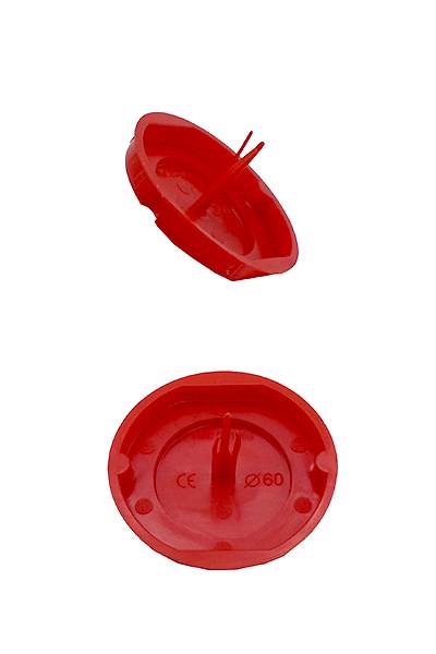 50 Stück O4L - Putzdeckel, Signaldeckel, Unterputzdeckel, Durchmesser 60mm