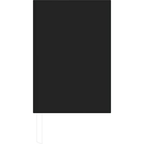 Buchkalender 873 14,5x21cm 1 Tag/1 Seite schwarz 2027