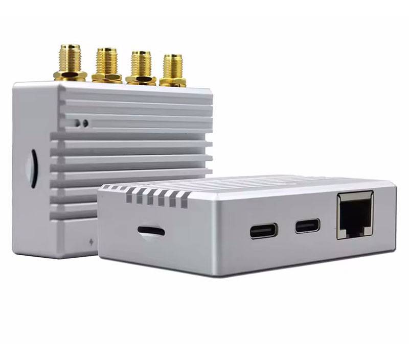 Quectel-2-LAN Adapter f. RM530 M.2 Module (USB-C, 1x 2,5 Gb LAN, 4x Antenne, Metallgehäuse)
