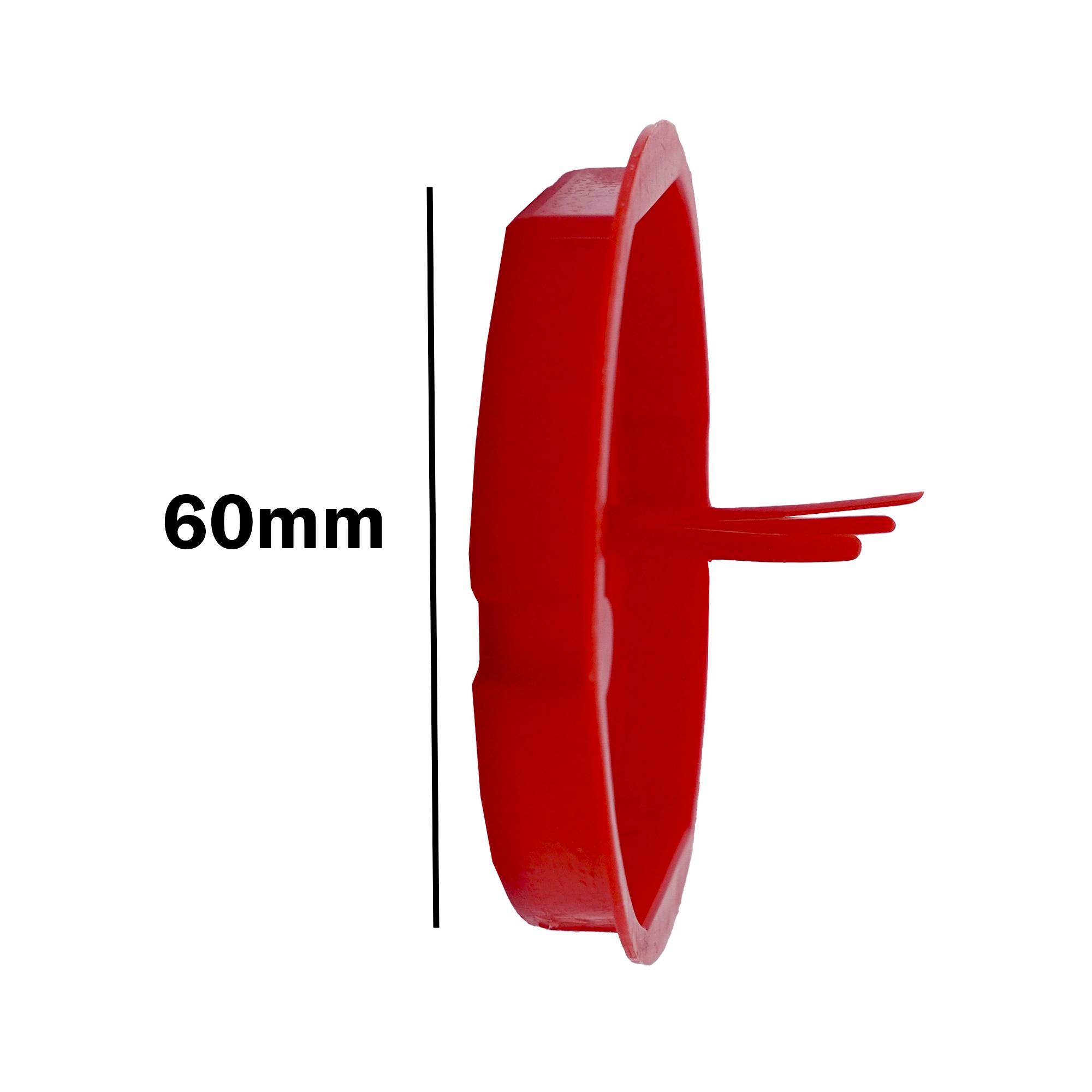100 Stück O4L - Putzdeckel, Signaldeckel, Unterputzdeckel, Durchmesser 60mm