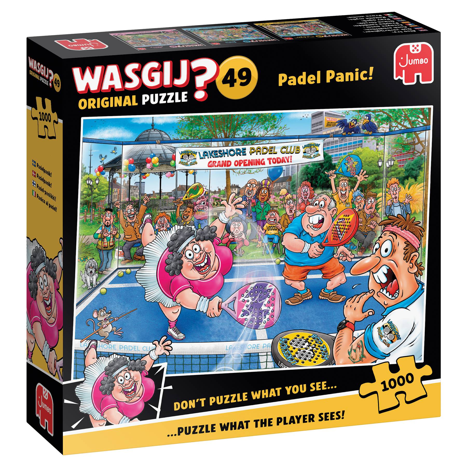 Wasgij Original 49, Padel Alarm, 1000 Teile Puzzle