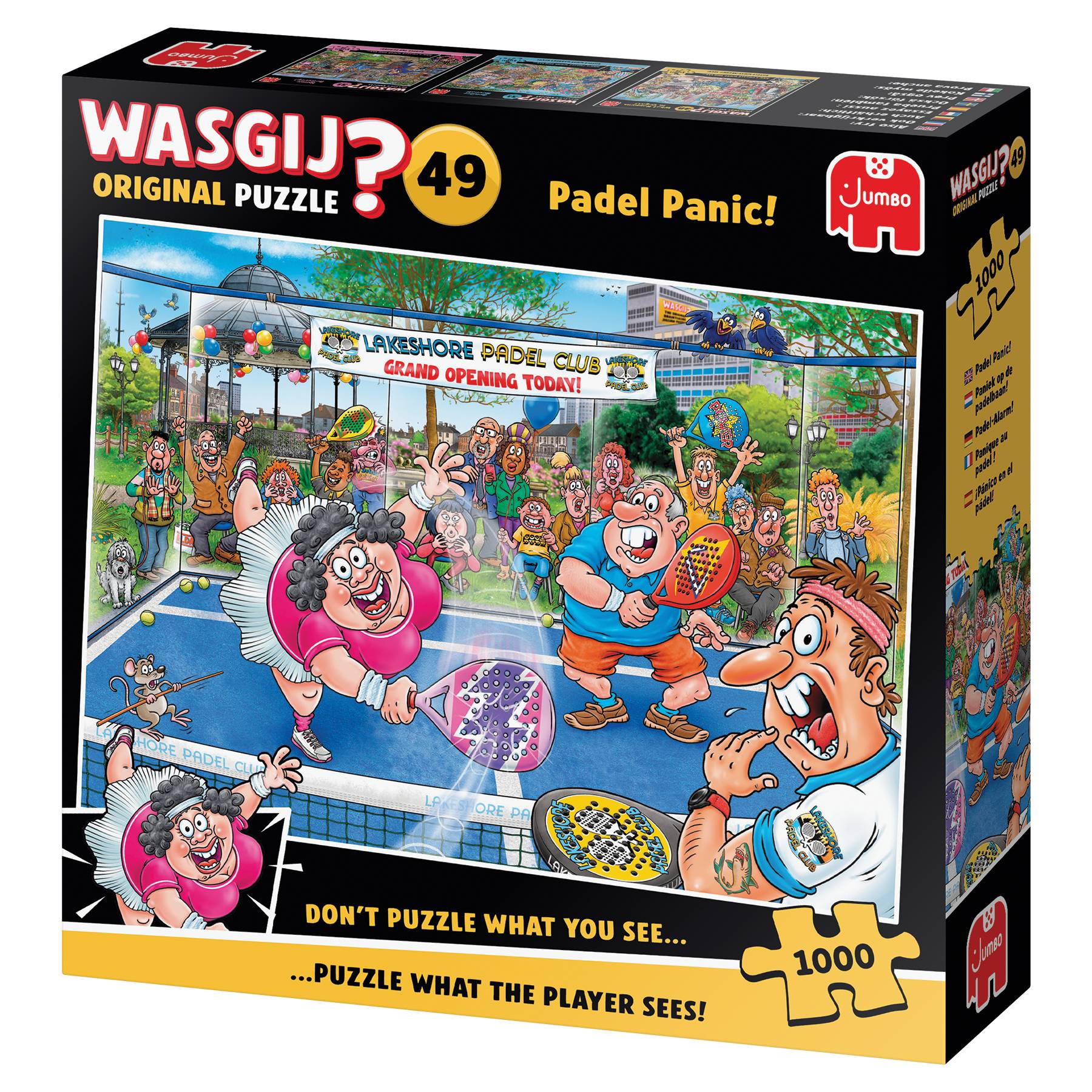 Wasgij Original 49, Padel Alarm, 1000 Teile Puzzle
