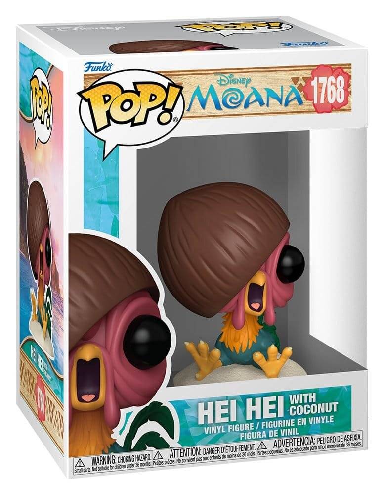 POP-Figur Disney Vaiana Moana 3 Hei Hei mit Kokosnuss