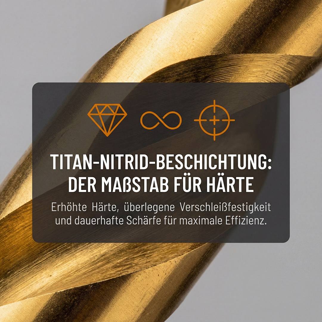Bohrer Set 230 Tlg HSS Spiralbohrer Metallbohrer Holzbohrer mit TiN Beschichtung und Sortiertem Koffer für Werkstatt in Sortierbox