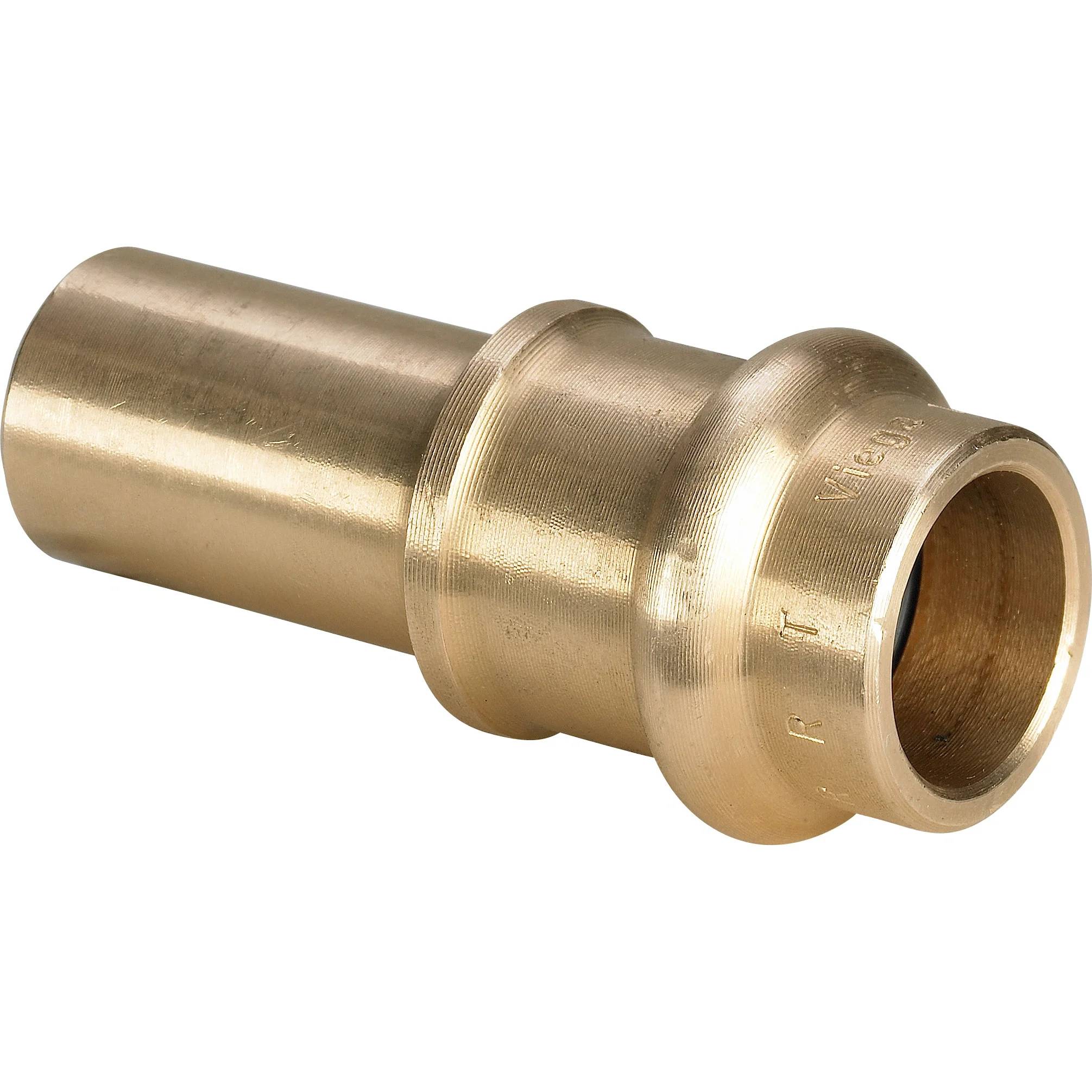 Viega Reduzierstück mit SC Sanpress 2215.1NC in 15x14mm Rotguss, 1 Stk.