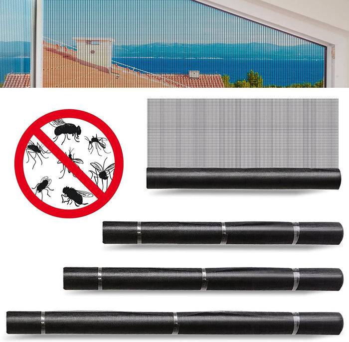 FLOORDIREKT Fliegengitter - Insektenschutz für Türen und Fenster - 0,8 x 3 m