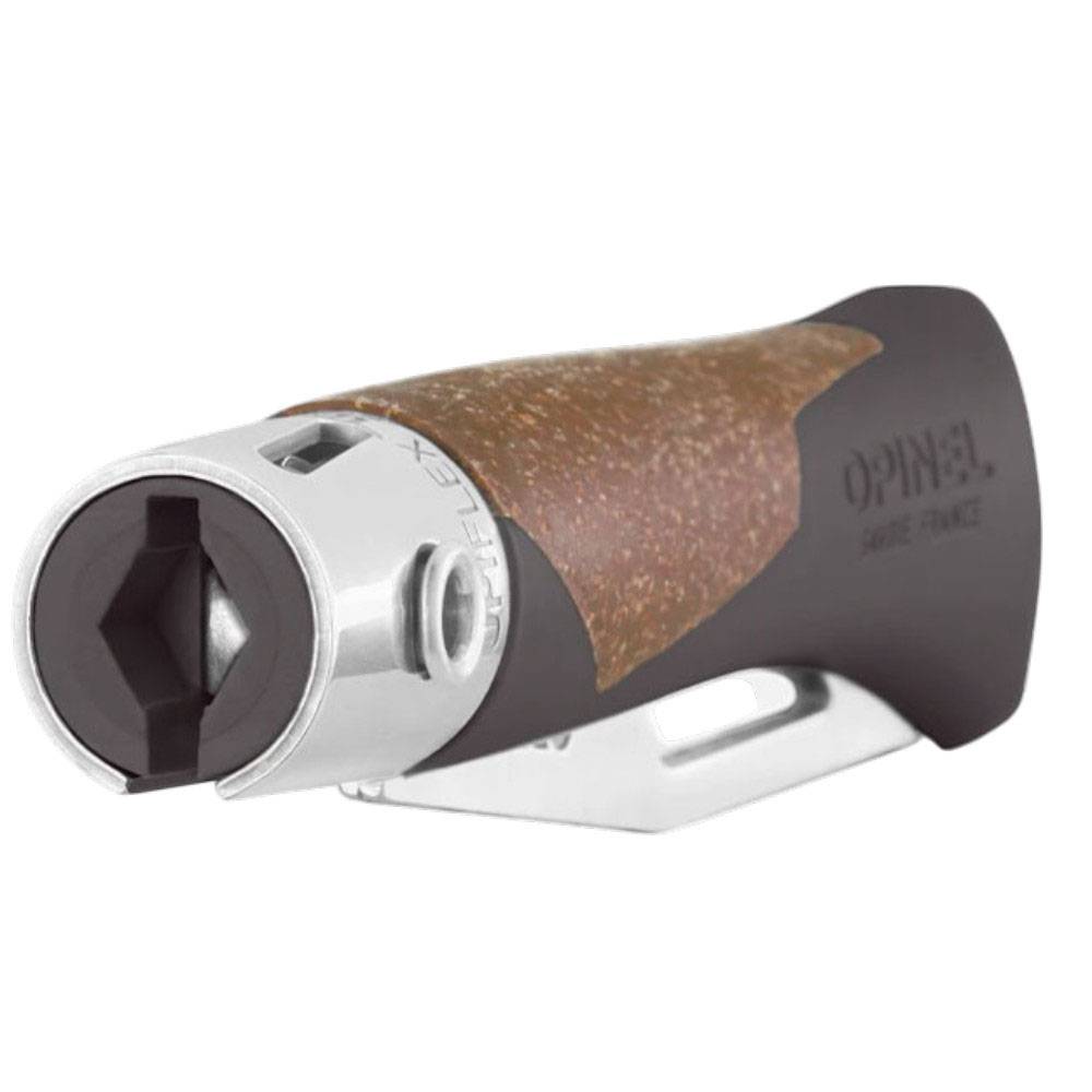 Opinel Neo7 Alpine Taschenmesser mit Notfallpfeife - Dunkelbraun