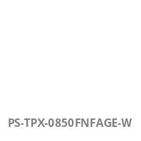 Grauer Produktcode-Text 'PS-TPX-0850FNFAGE-W' auf weißem Hintergrund.
