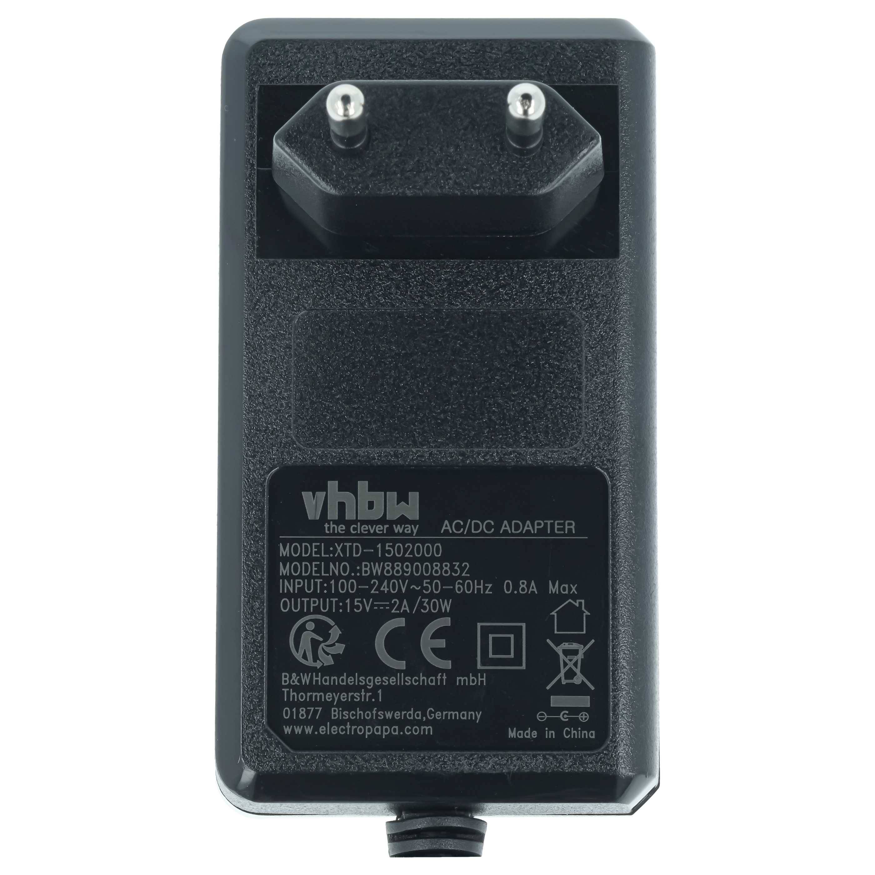 vhbw Netzteil Ersatz für Fluke 4896547, PWR-SPLY-30W für Messgerät - 170 cm