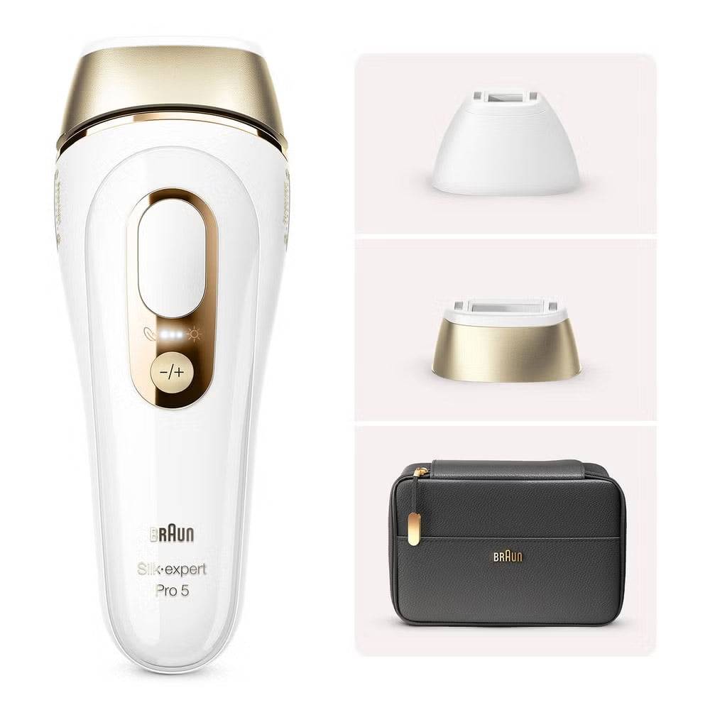 Braun Silk-expert Pro 5 PL5140 IPL-Haarentfernungsgerät weiß/gold