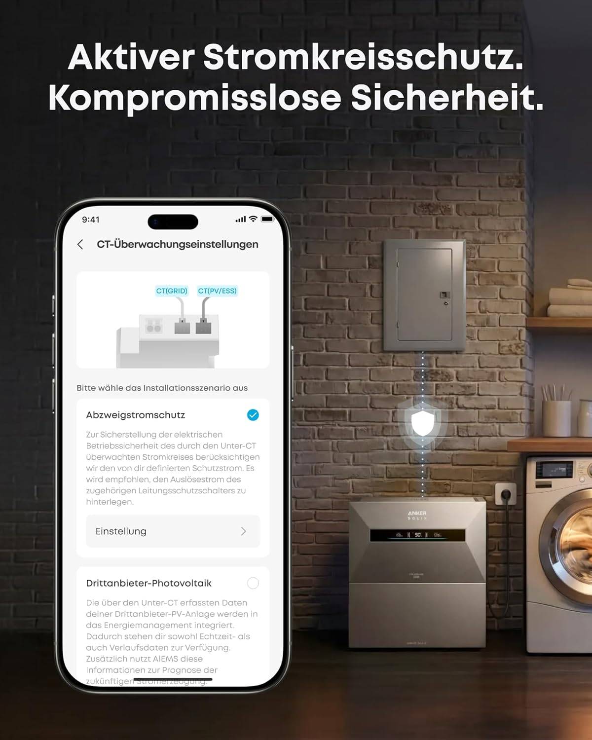 Anker SOLIX Smart Meter Gen 2 (Dreiphasig) - Intelligente Energieüberwachung für PV & Speicher