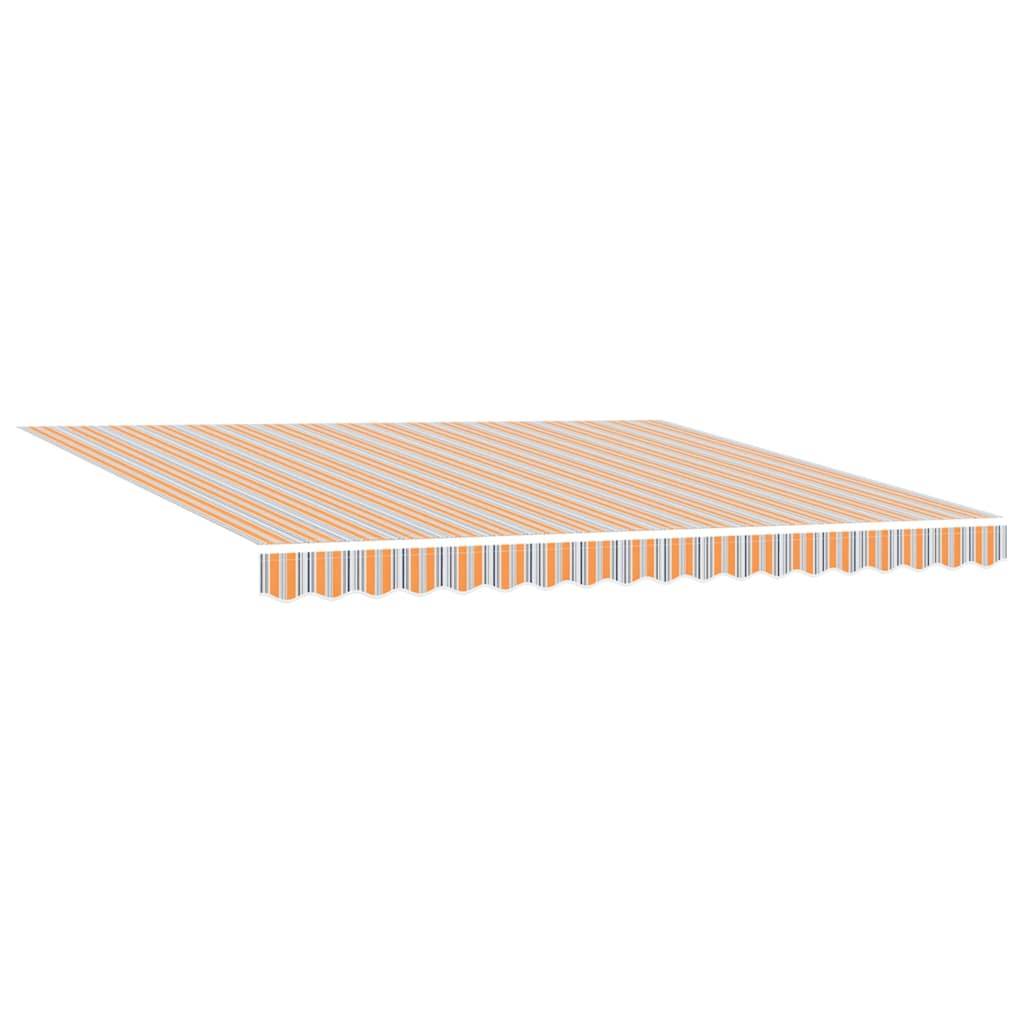 vidaXL Ausziehbare Markise Mehrfarbig 400 x 350 cm
