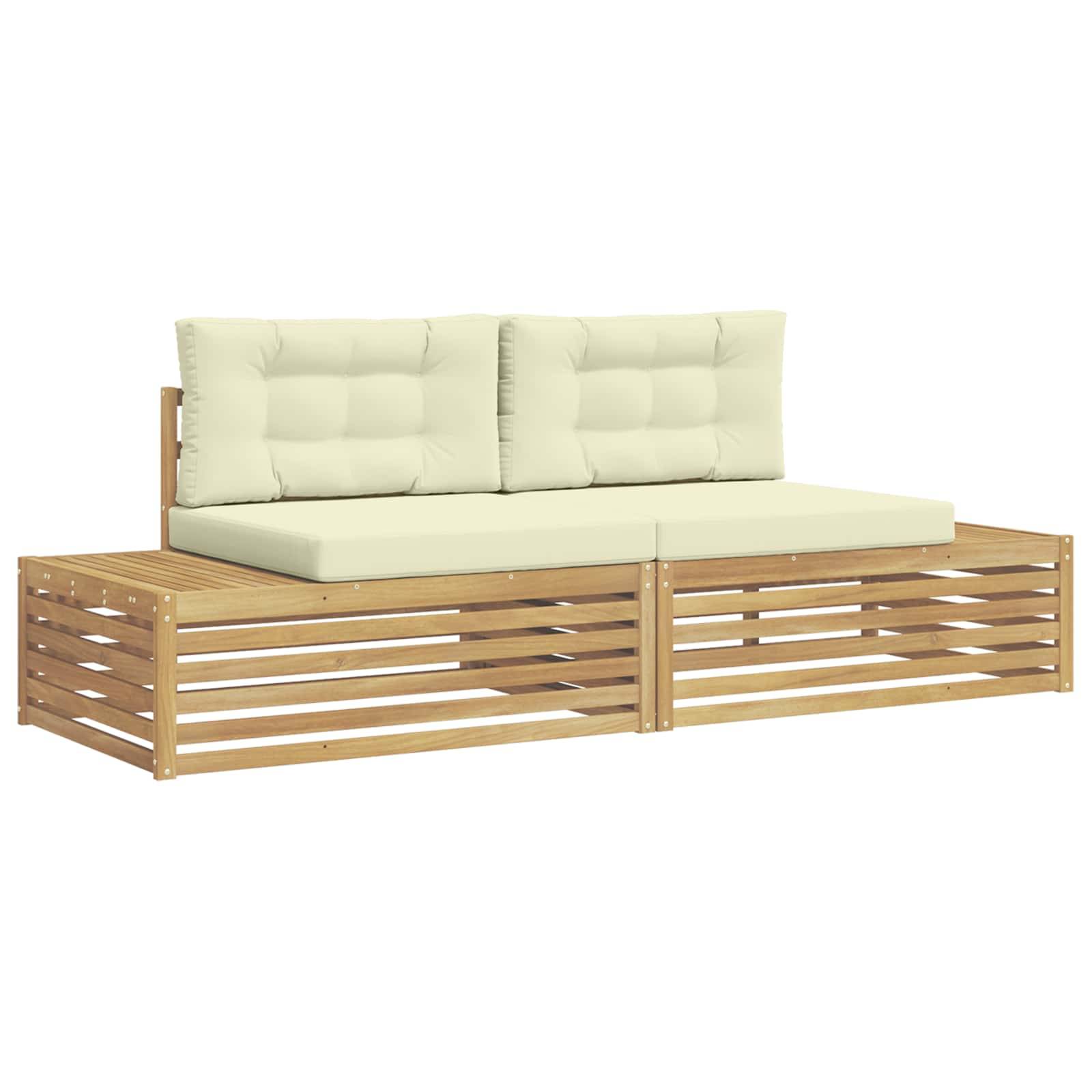 vidaXL Outdoor-Sofagarnitur 3 Stück