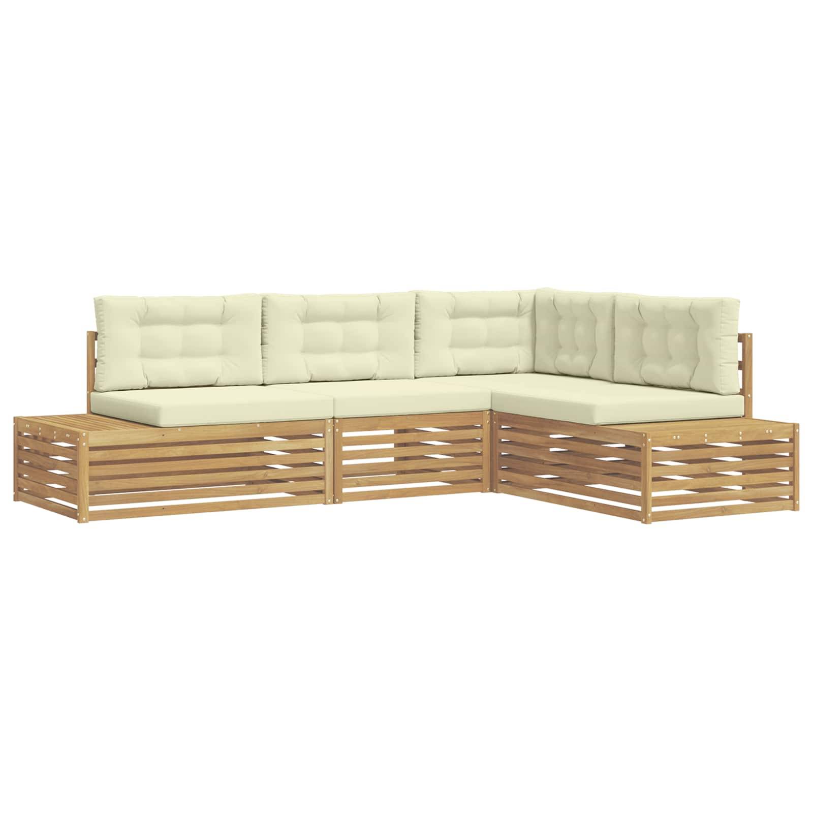 vidaXL Sofagarnituren 5 Stück 277,5 x 198,5 x 73 cm