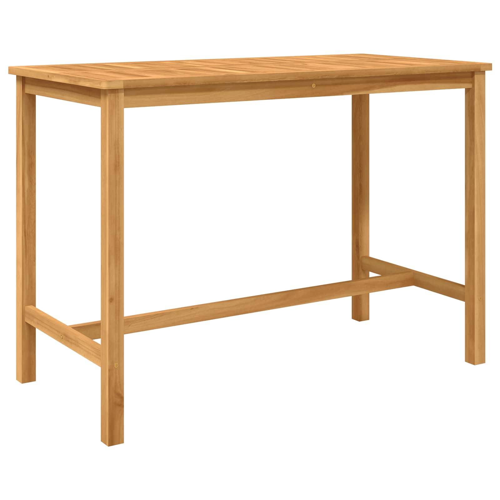 vidaXL Outdoor Bar Set 5 pcs Natur Massivholz Teak