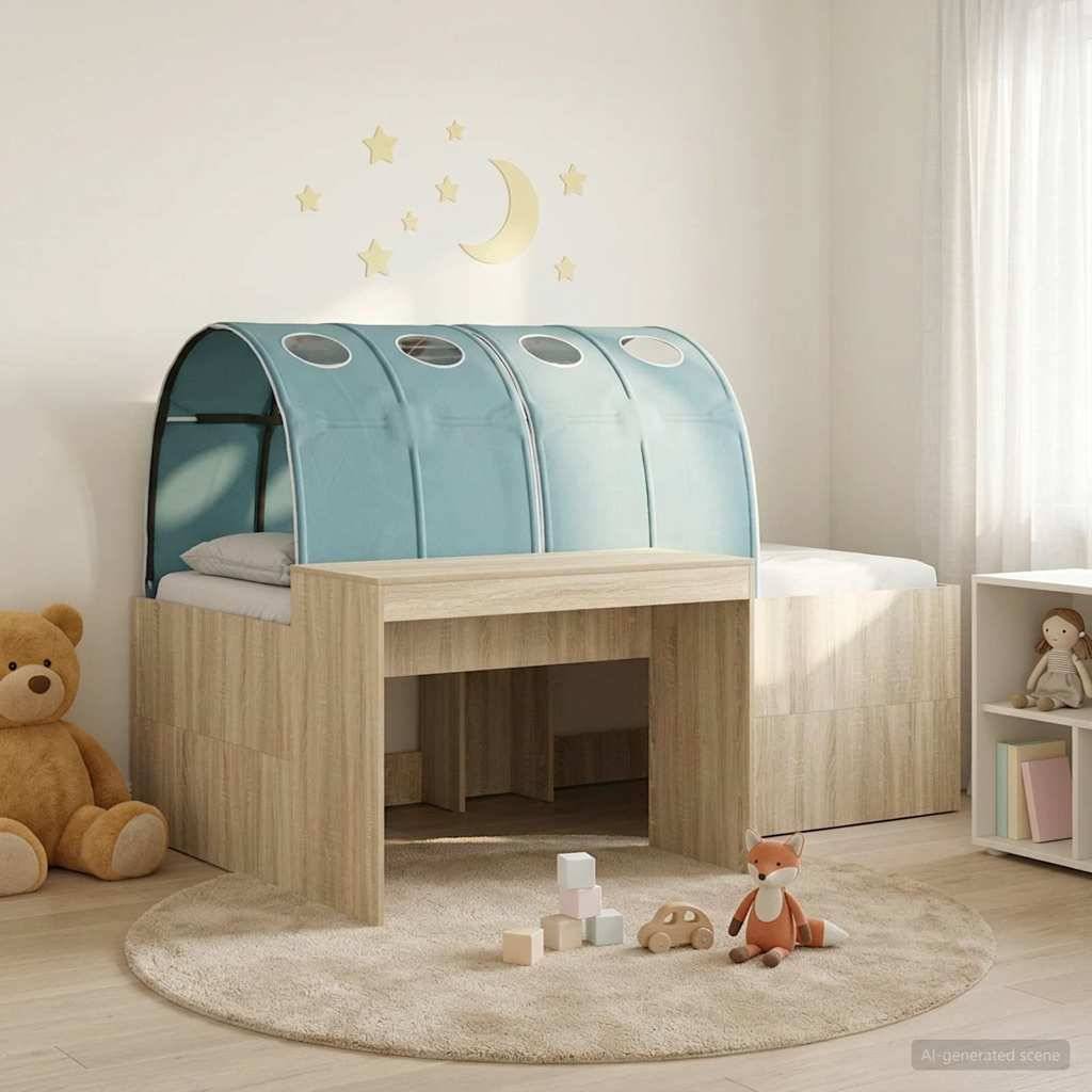 vidaXL Hochbett mit Schreibtisch für Kinder 3 Stk. Holzwerkstoff