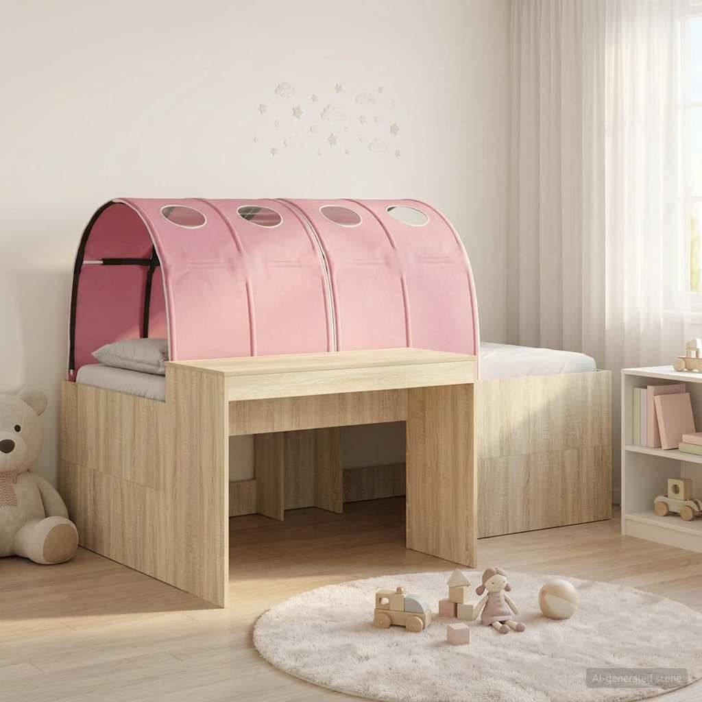 vidaXL Hochbett mit Schreibtisch für Kinder 3 Stk. Holzwerkstoff