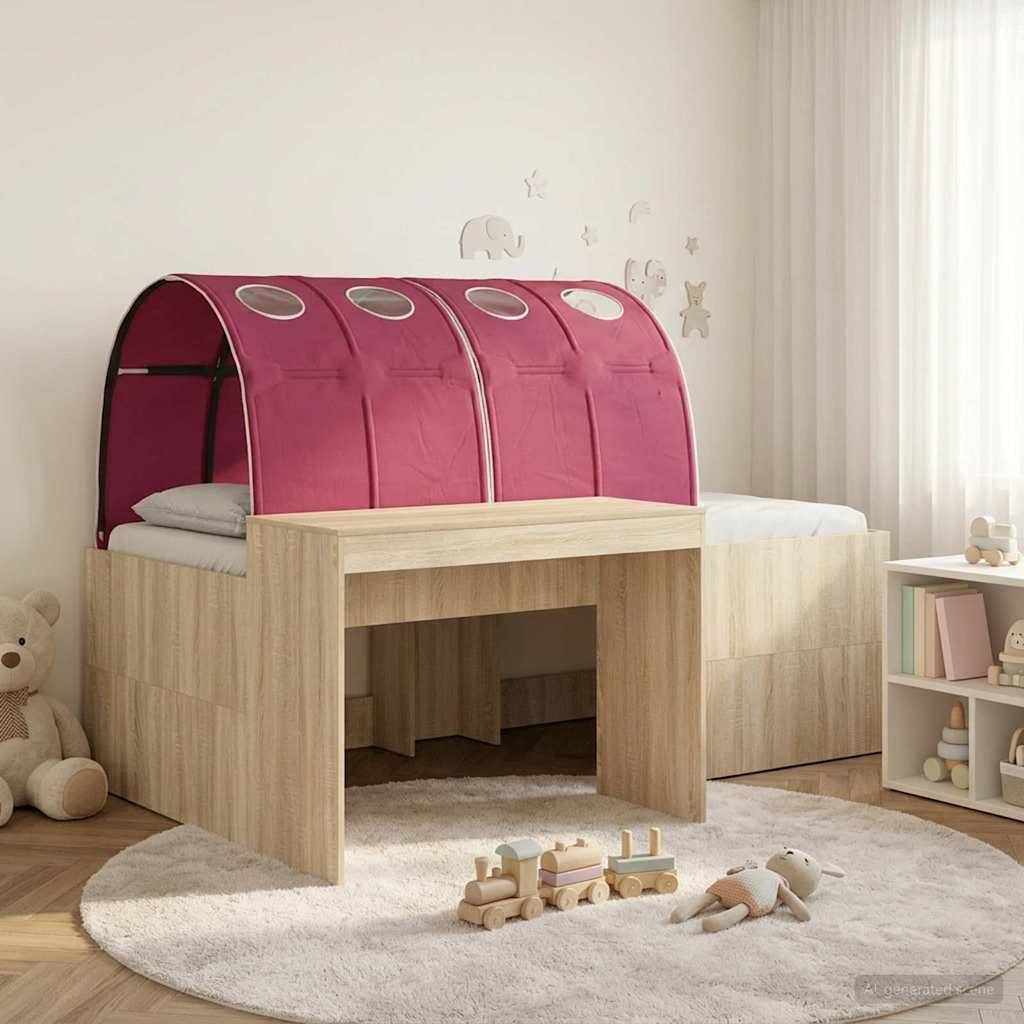 vidaXL Hochbett mit Schreibtisch für Kinder 3 Stk. Holzwerkstoff