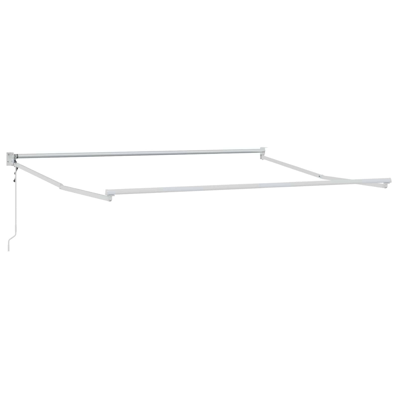 vidaXL Ausziehbare Markise Taupe 3,5 x 2,5 m Polyester und Metall