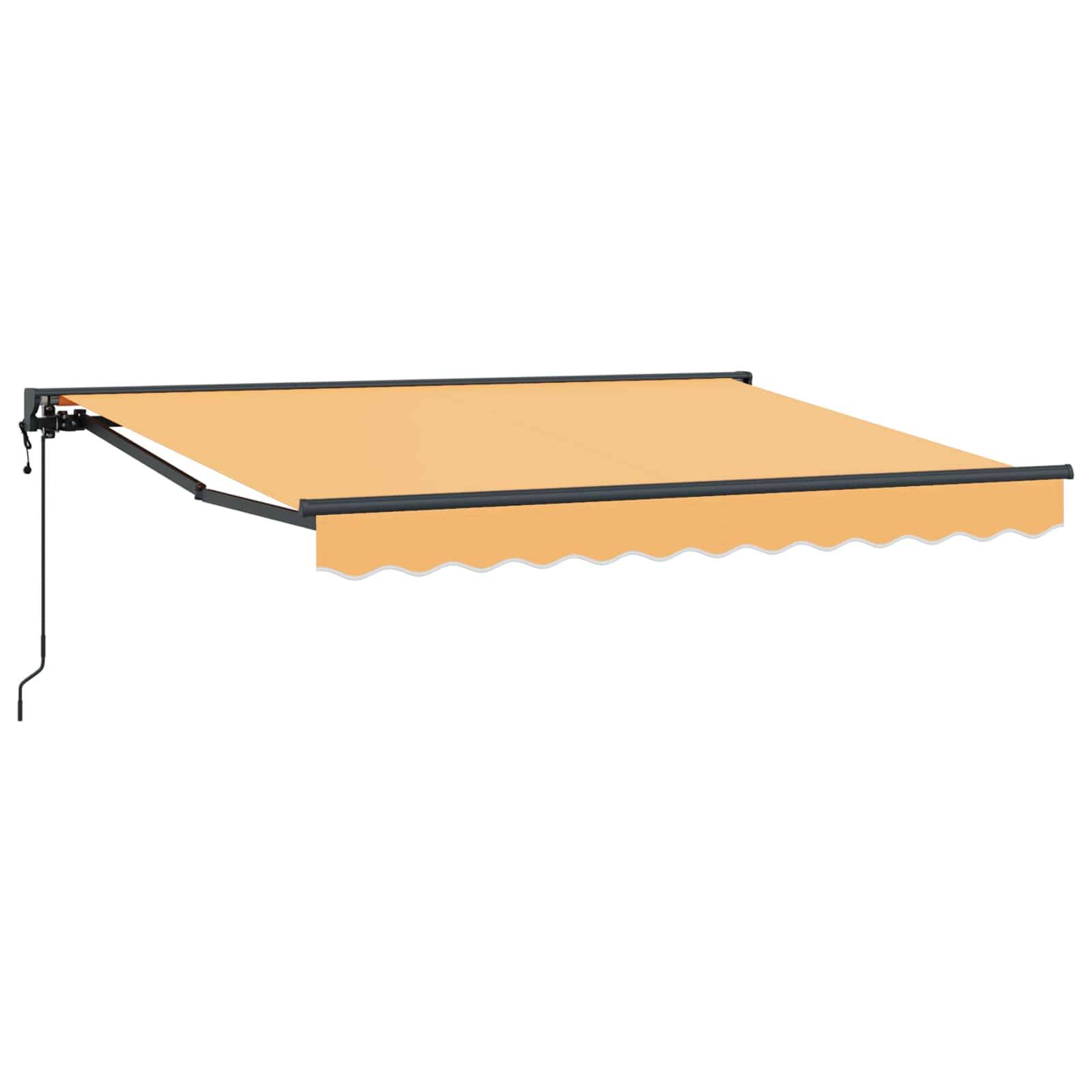 vidaXL Einziehbare Markise Sand 3 x 2,5 m Polyester und Aluminium