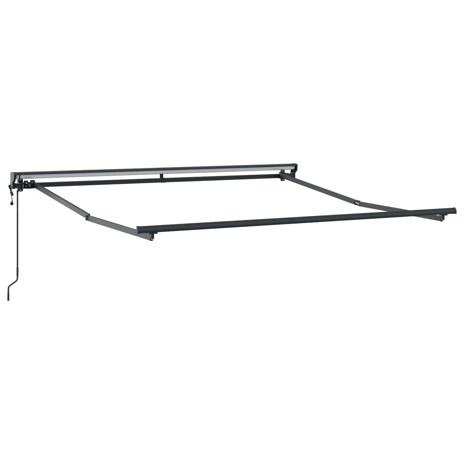 vidaXL Einziehbare Markise Sand 3 x 2,5 m Polyester und Aluminium