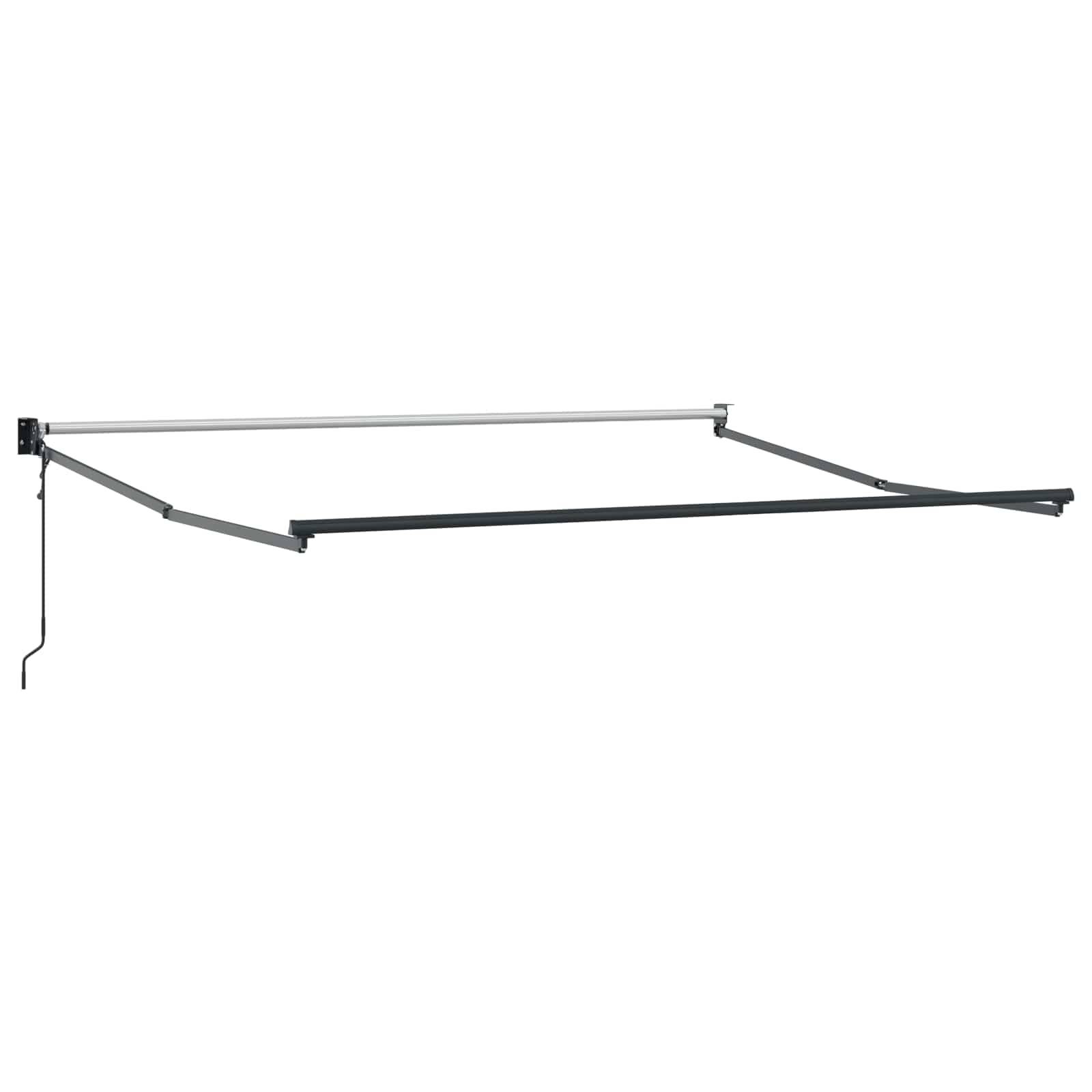 vidaXL Ausziehbare Markise Taupe 3 x 2,5 m Polyester und Metall