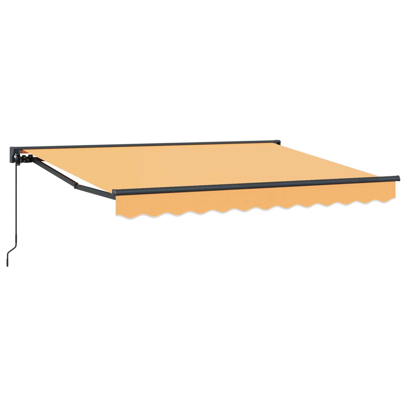 vidaXL Einziehbare Markise Sand 3 x 2,5 m Polyester und Aluminium