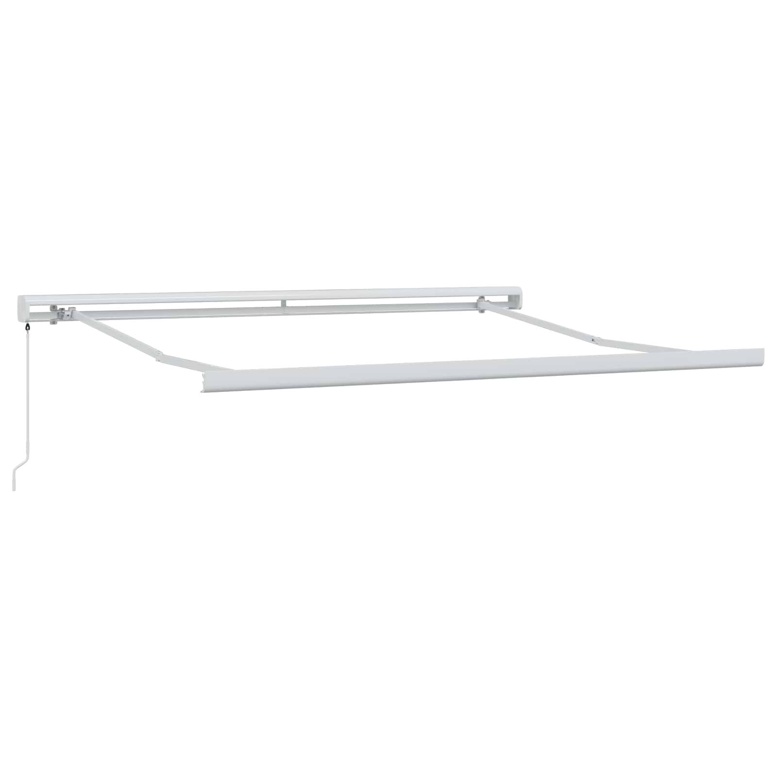 vidaXL Ausziehbare Markise Taupe 300 x 250 cm Leinen und Aluminium