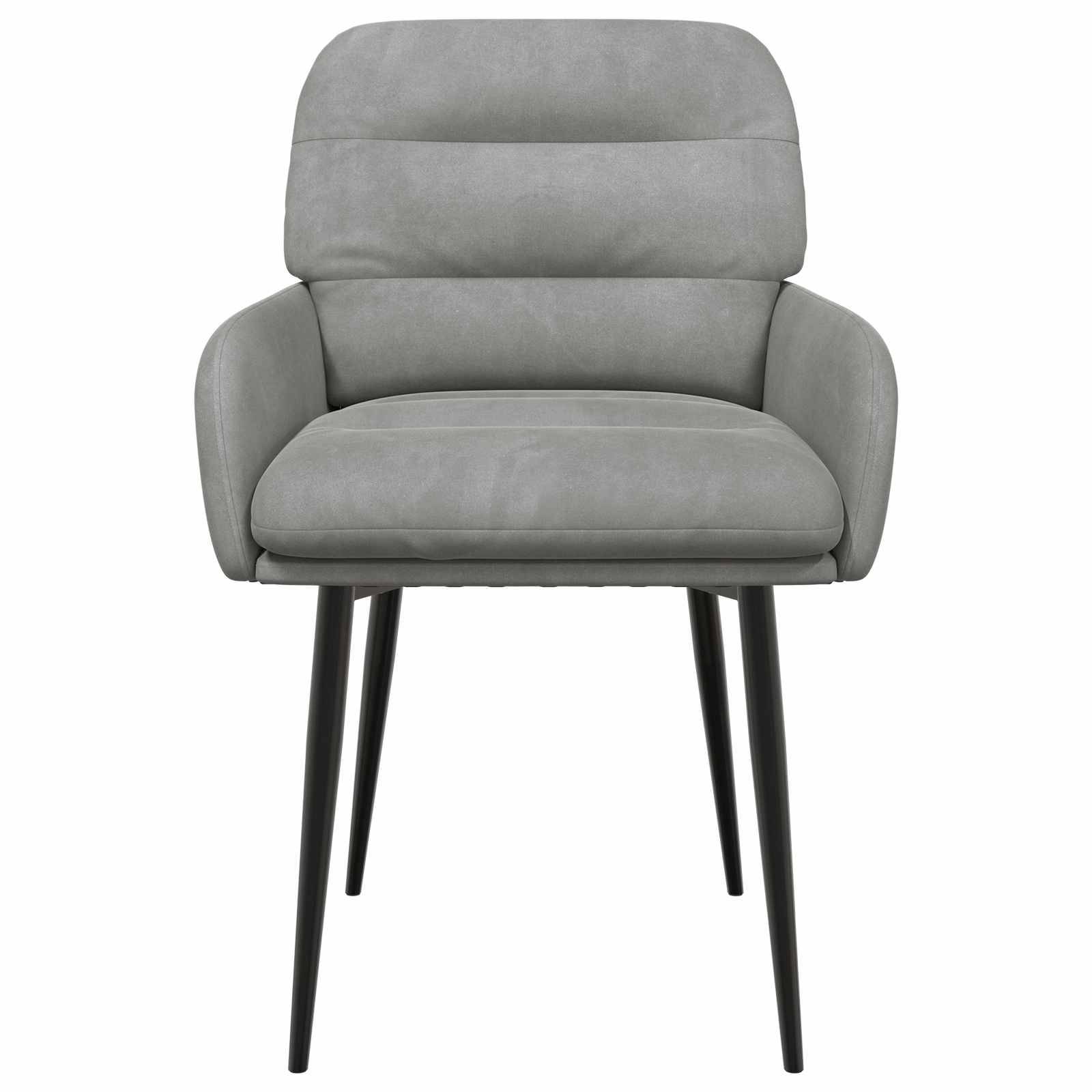 vidaXL Esszimmerstühle 4 pcs Samt (V) Hellgrau 59 x 59,5 x 90 cm