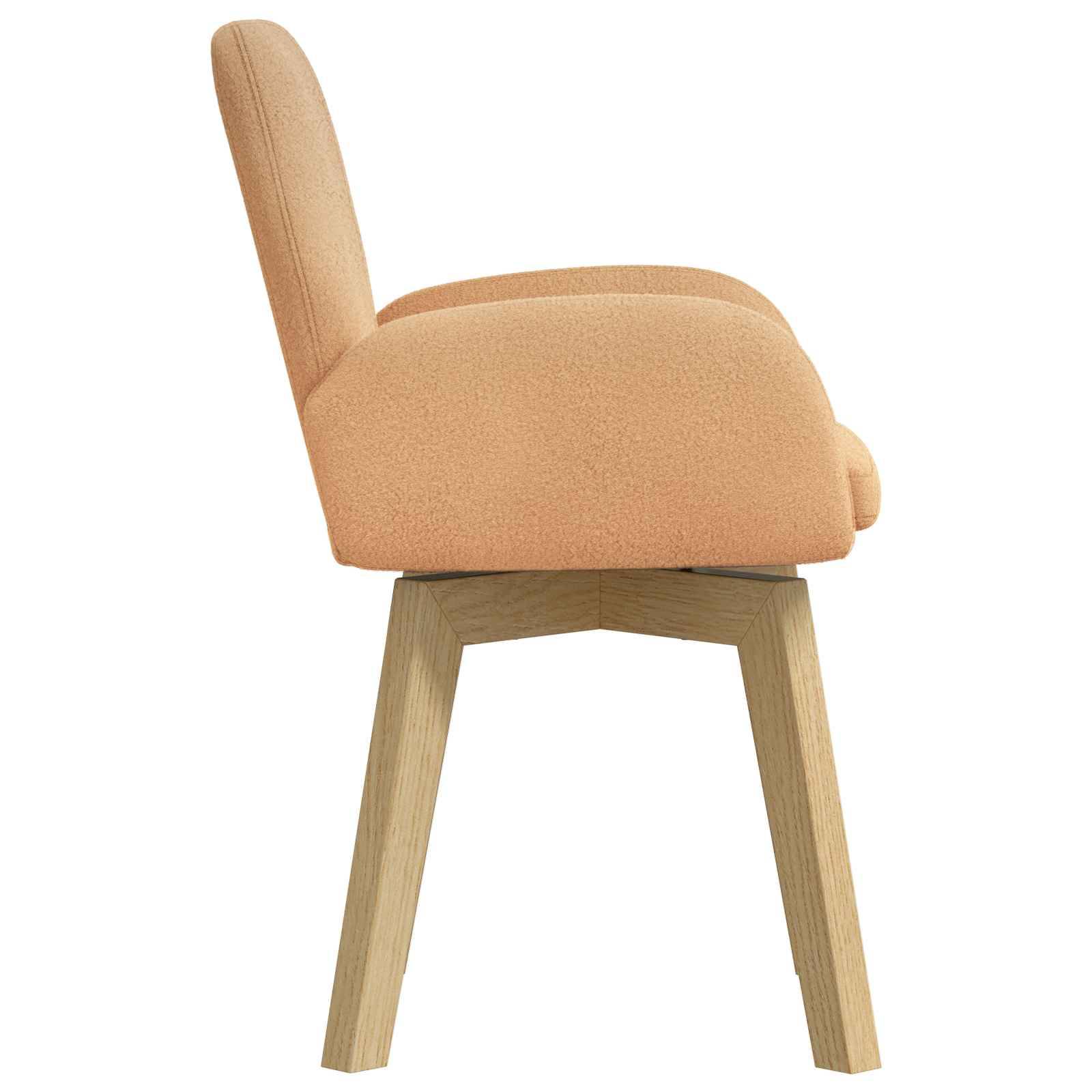 vidaXL Esszimmerstühle 6 pcs Bouclé Beige 59 x 57 x 85 cm