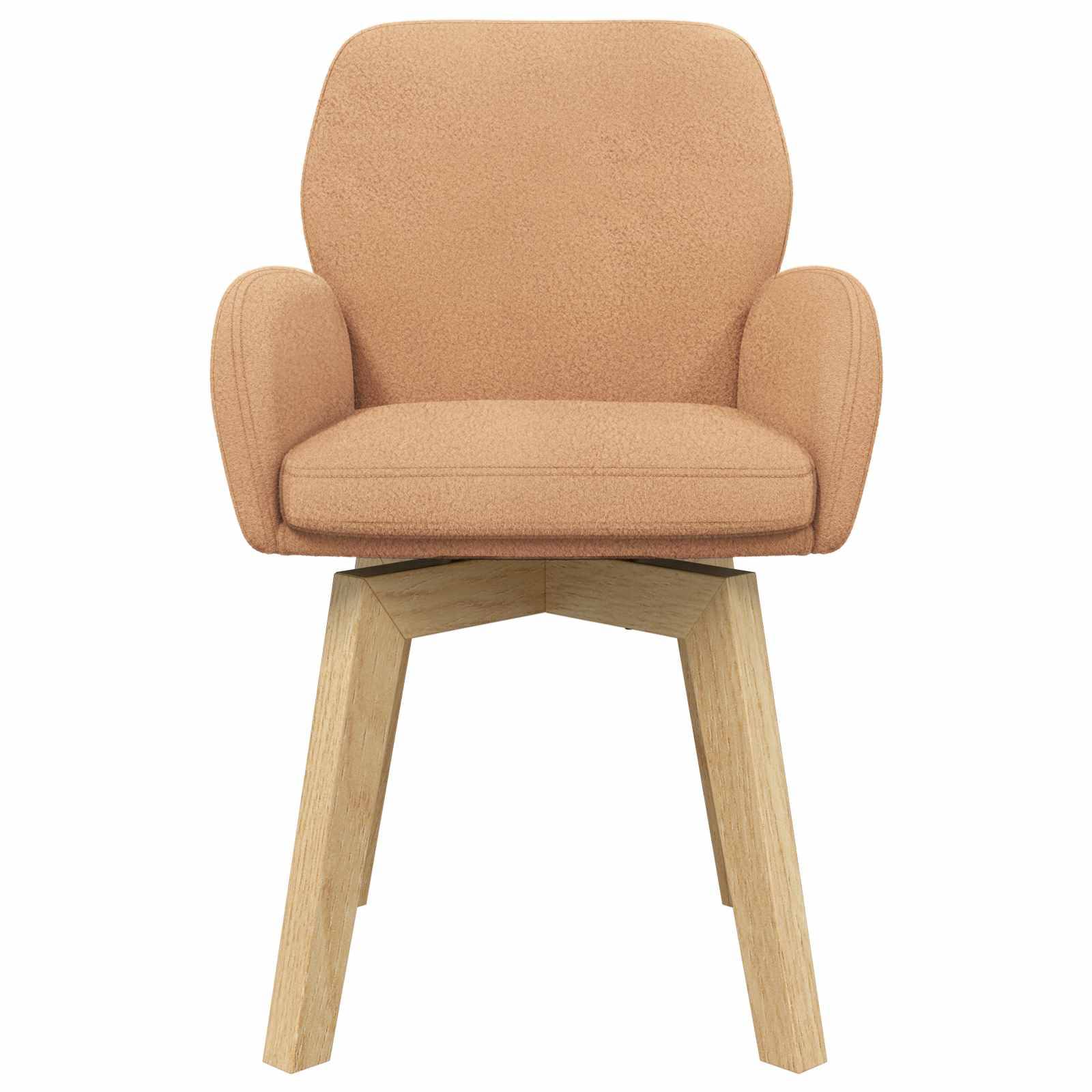 vidaXL Esszimmerstühle 6 pcs Bouclé Beige 59 x 57 x 85 cm