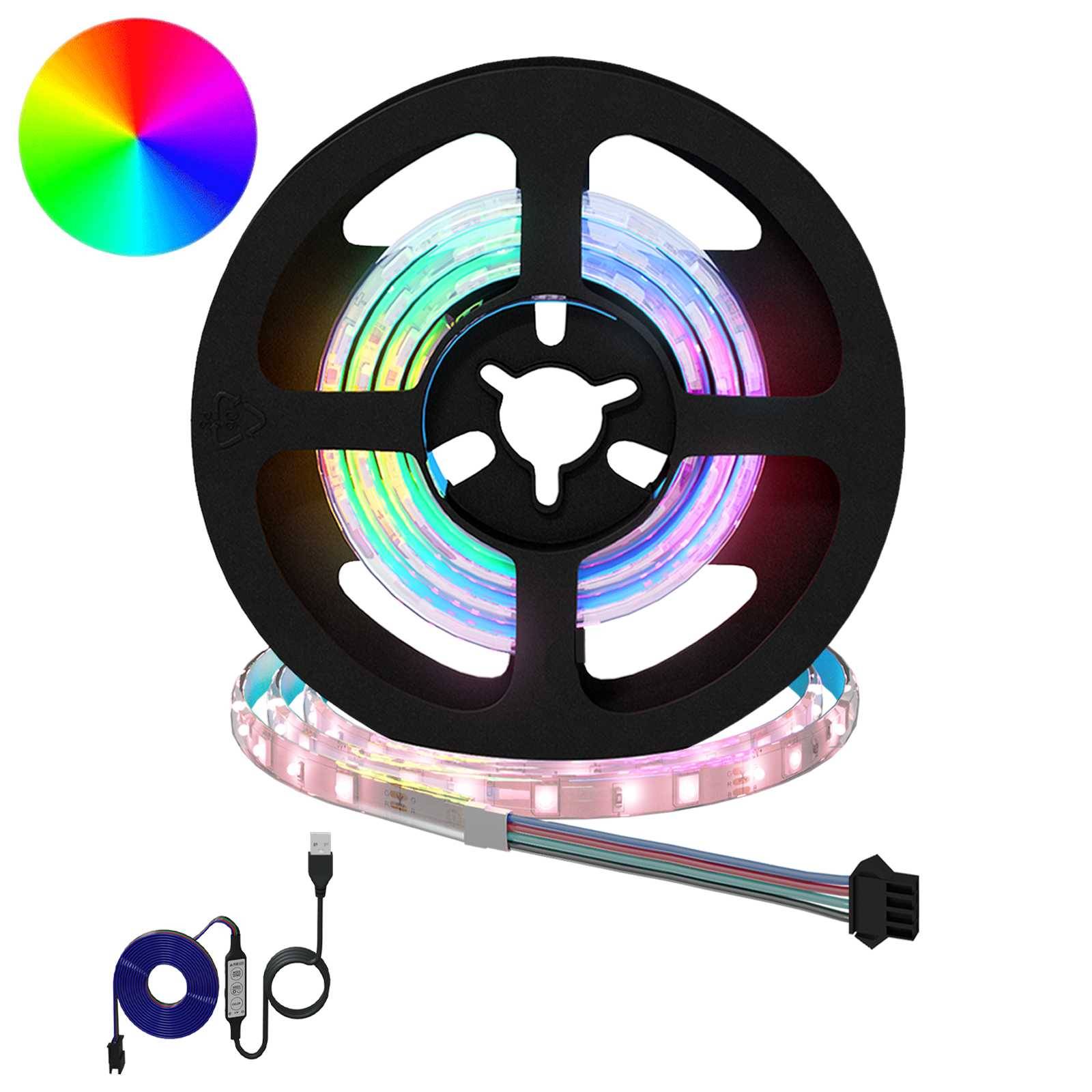 vidaXL LED Streifen 12 pcs Schwarz und Transparent 550 mm