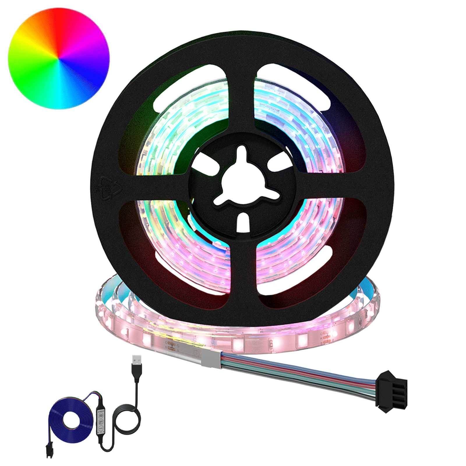 vidaXL LED Streifen 12 pcs Schwarz und Transparent 750 mm