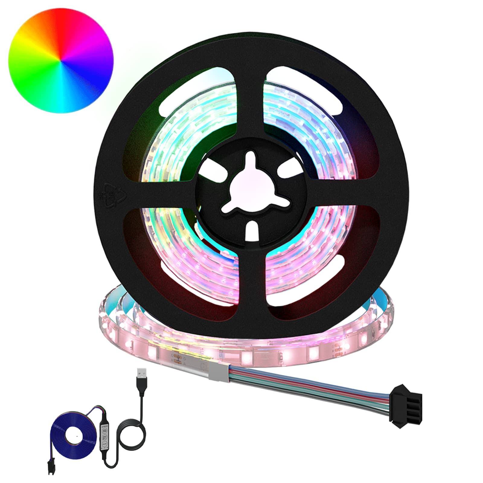 vidaXL LED Streifen 12 pcs Schwarz und Transparent 750 mm