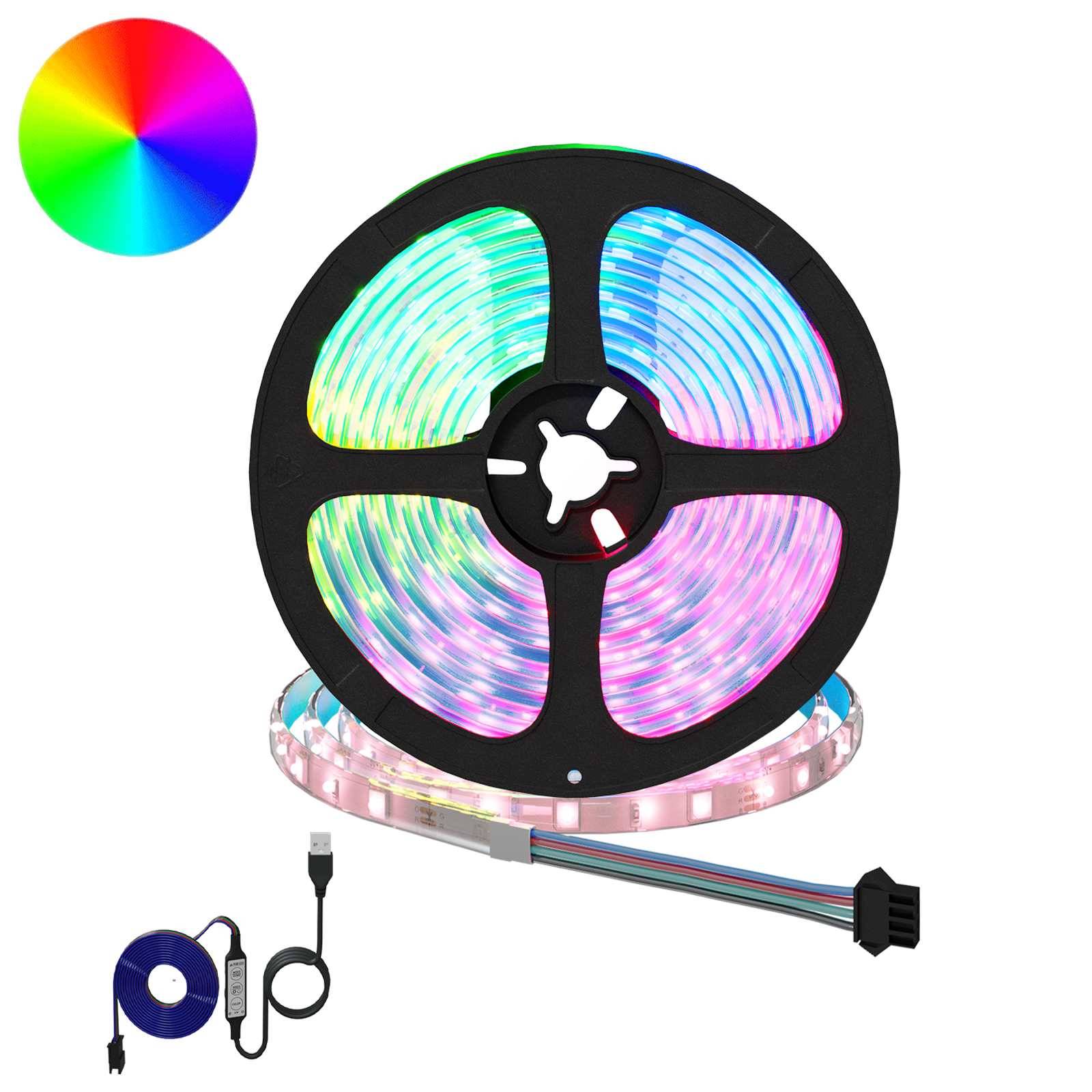 vidaXL LED Streifen 12 pcs Schwarz und Transparent 4700 mm