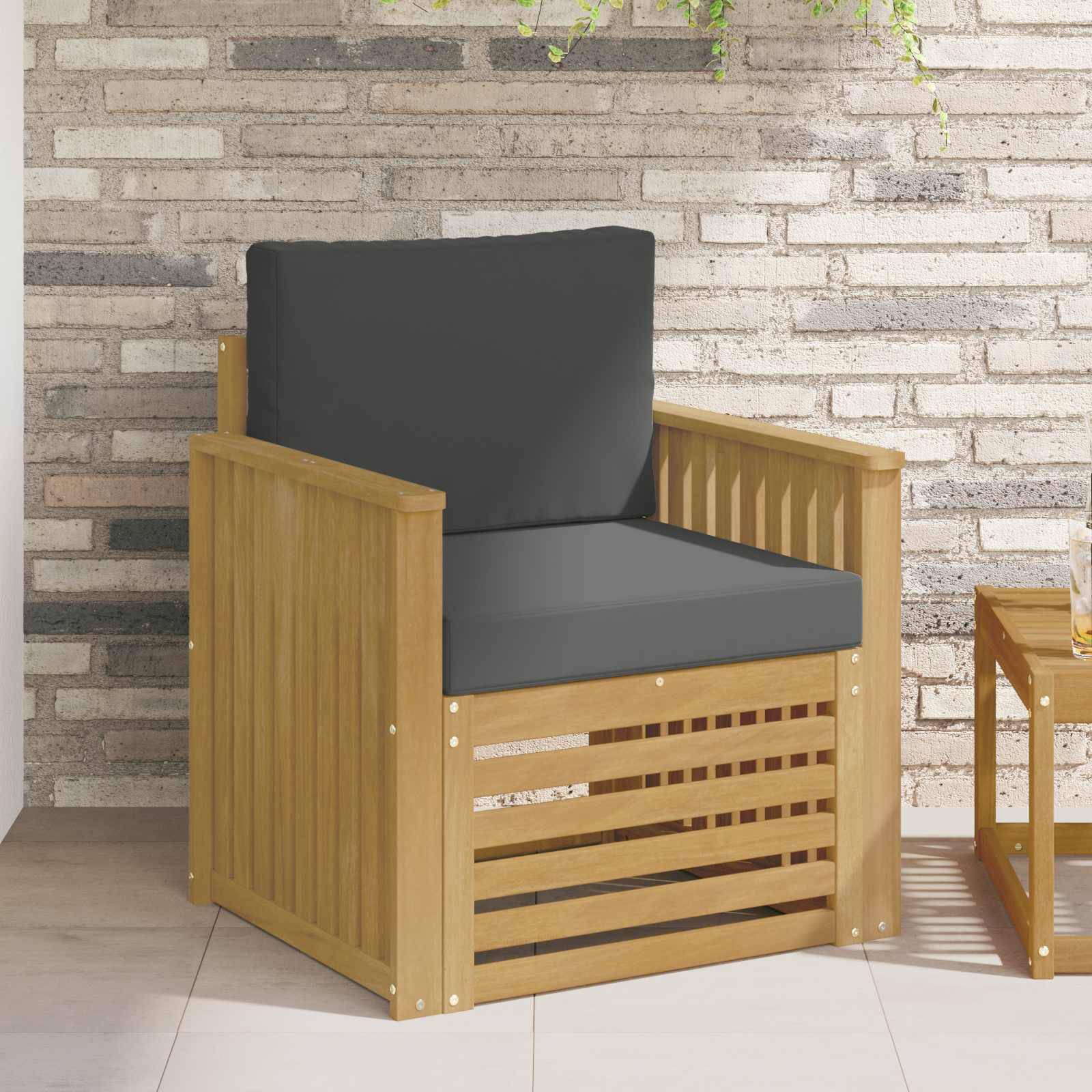 vidaXL Outdoor-Sofagarnitur Polyester Weiß