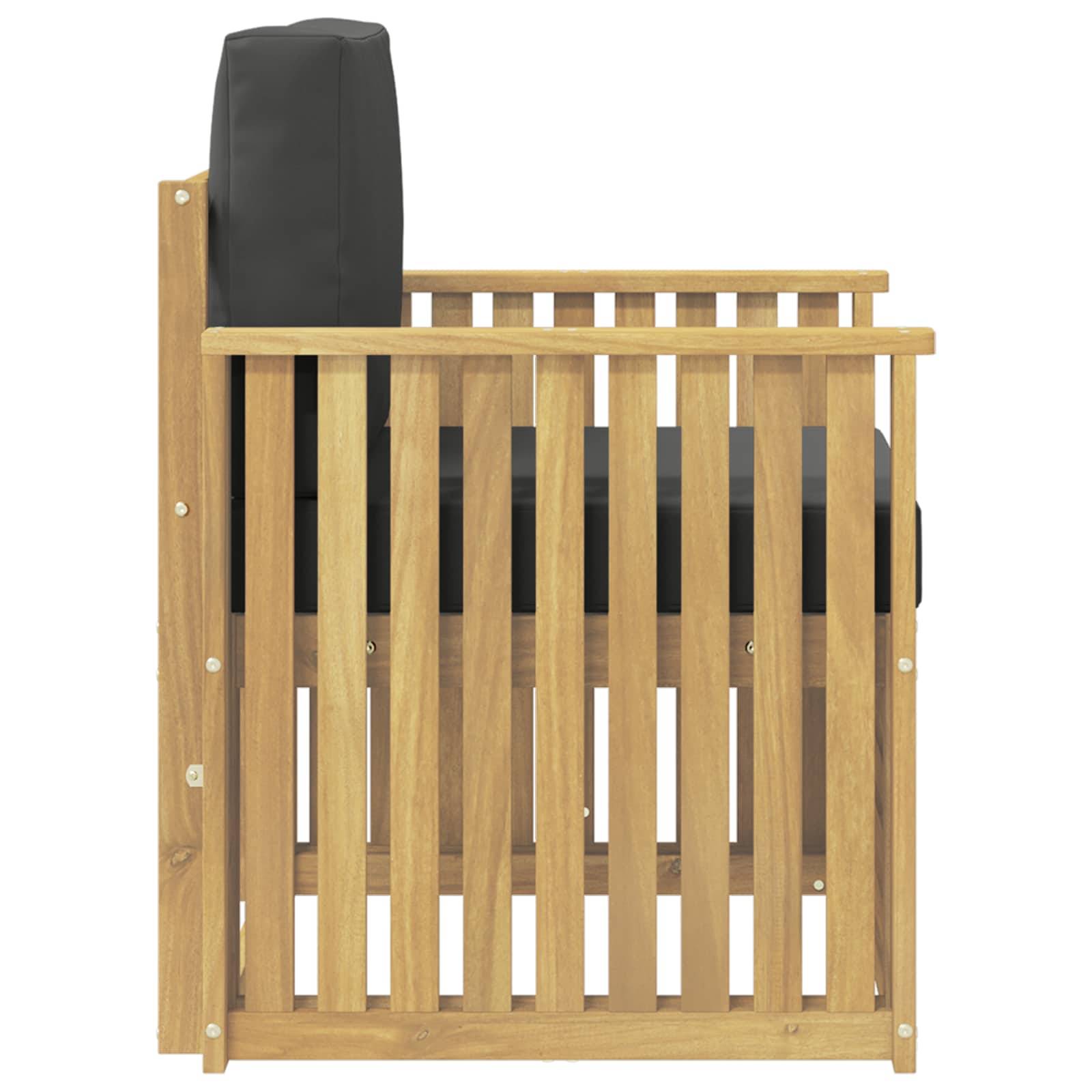 vidaXL Outdoor-Sofagarnitur Polyester Weiß