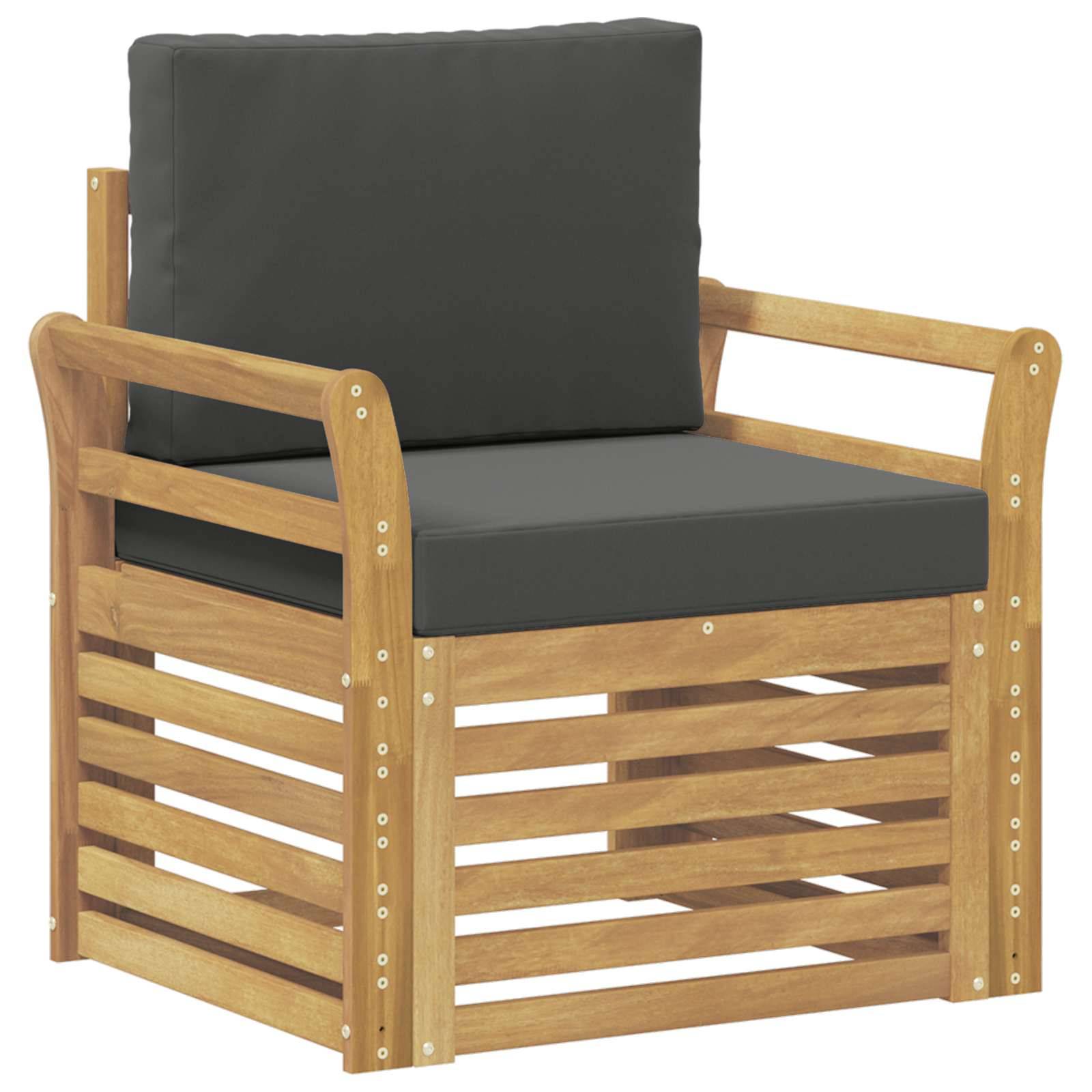 vidaXL Outdoor-Sofagarnitur Polyester Weiß