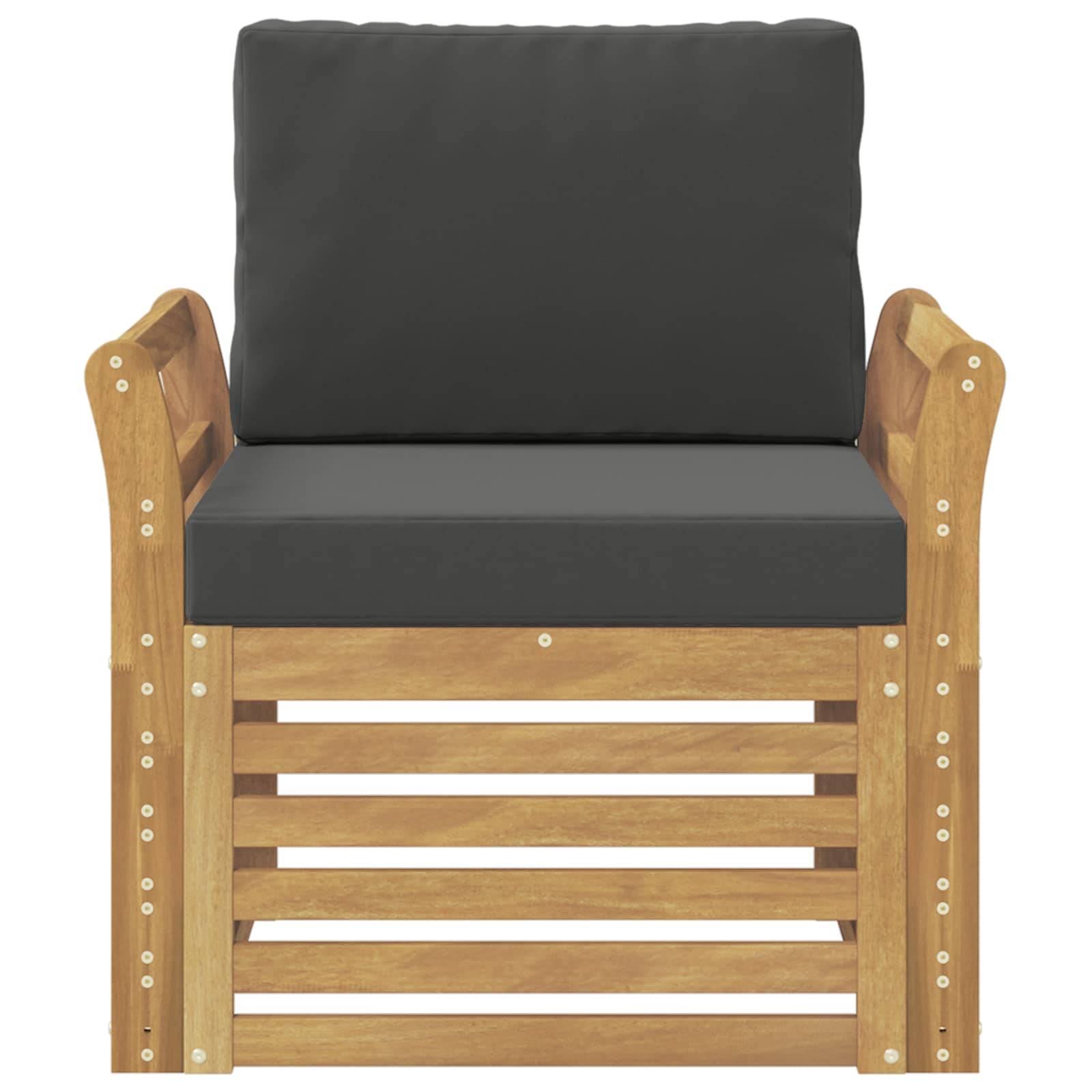 vidaXL Outdoor-Sofagarnitur Polyester Weiß