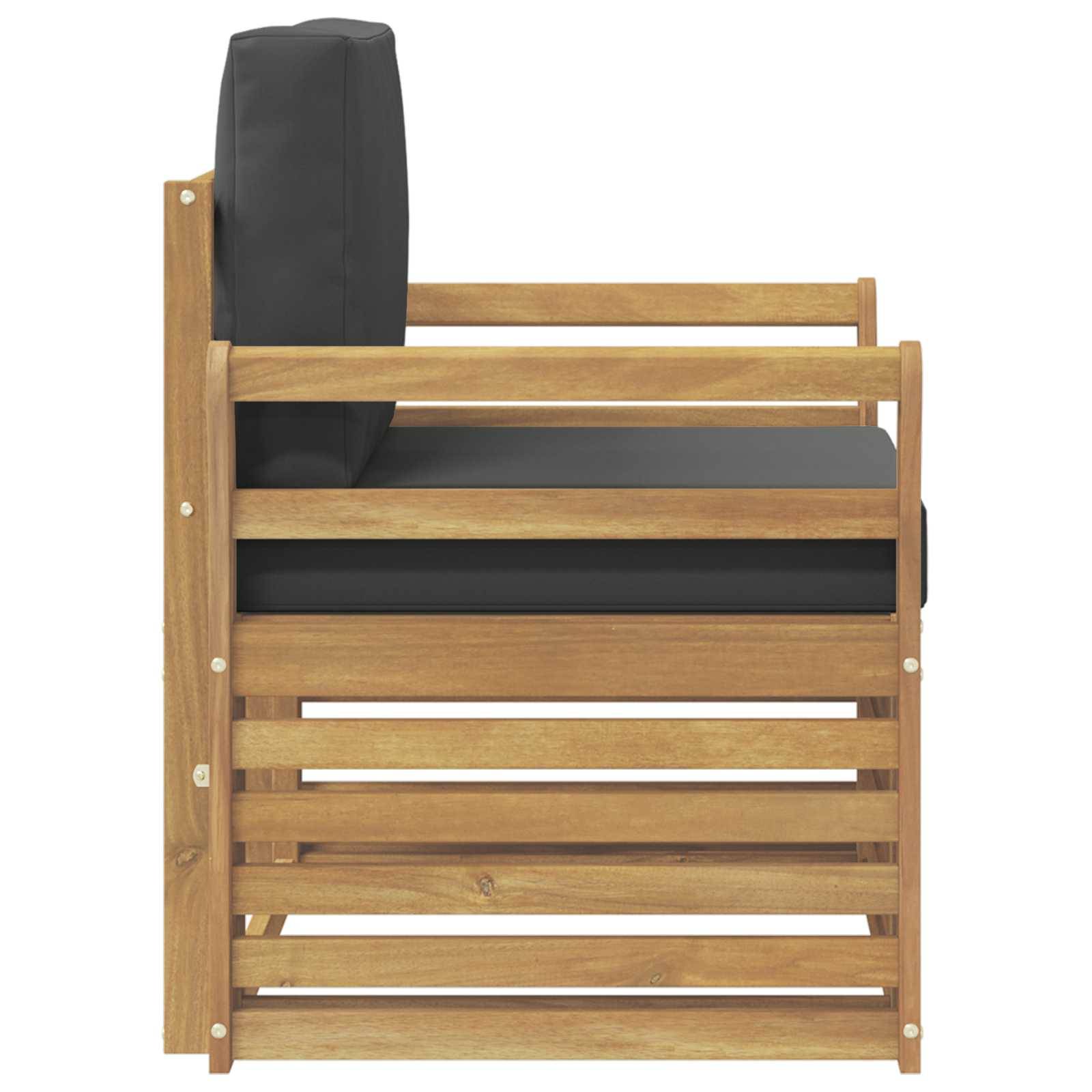 vidaXL Outdoor-Sofagarnitur Polyester Weiß