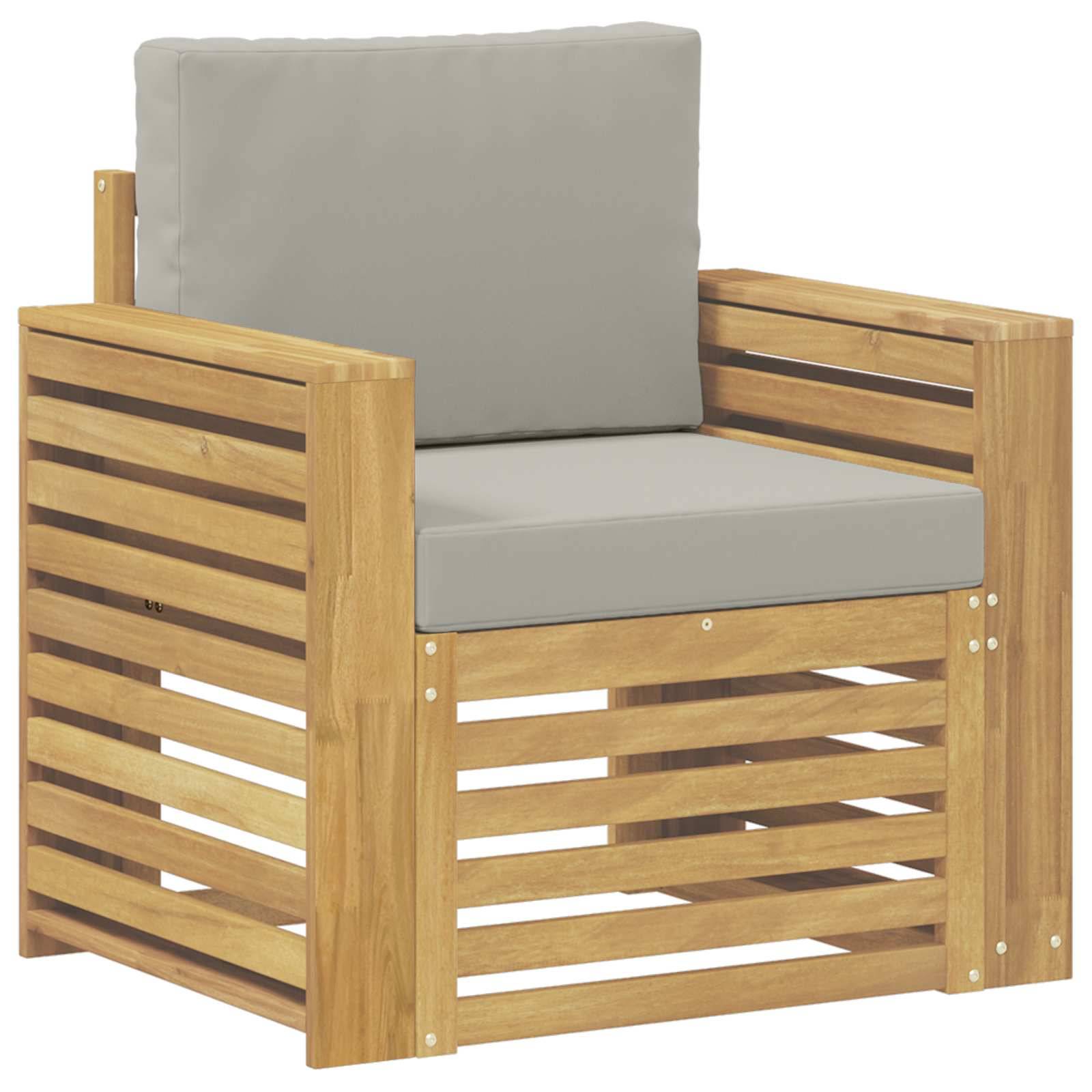 vidaXL Outdoor-Sofagarnitur Polyester Weiß