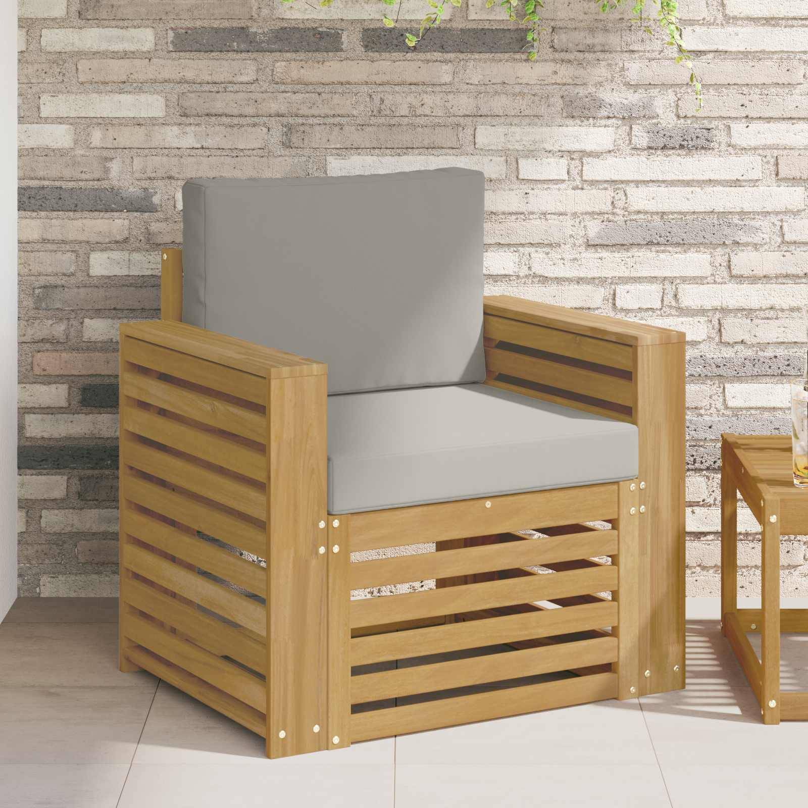 vidaXL Outdoor-Sofagarnitur Polyester Weiß
